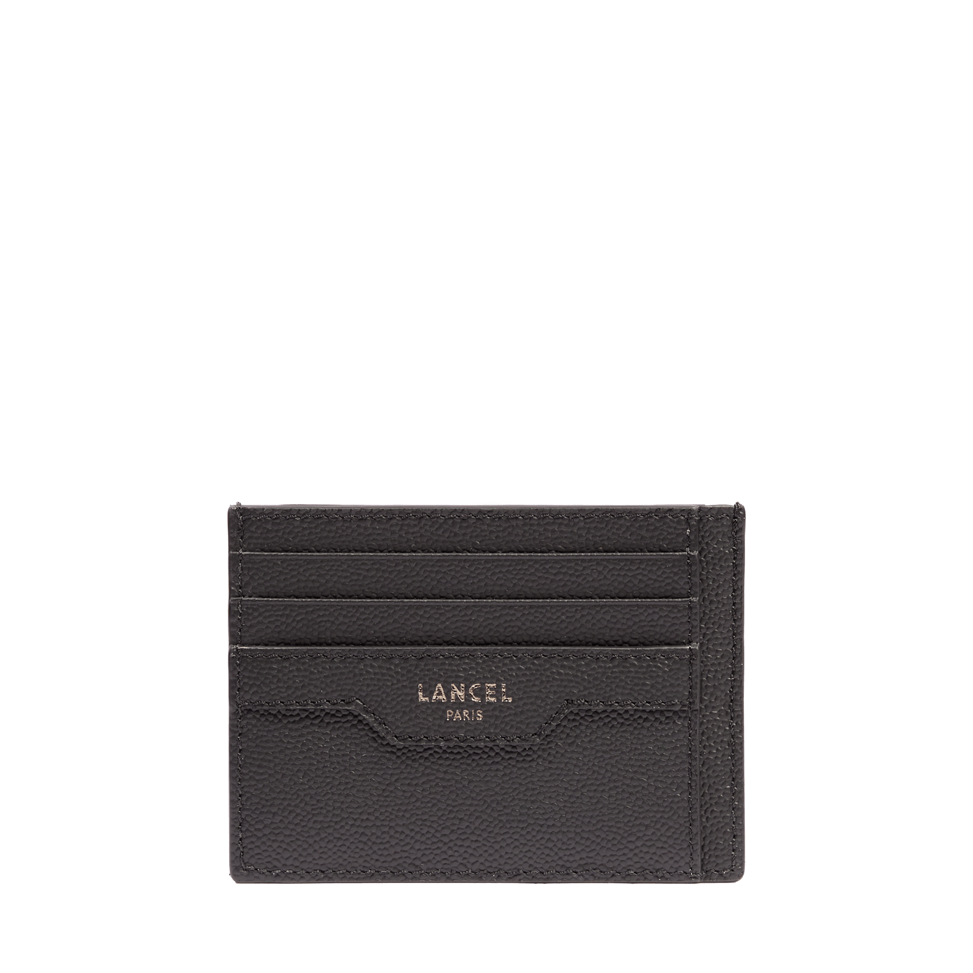 Porte-cartes charlie de lancel en cuir LANCEL Noir