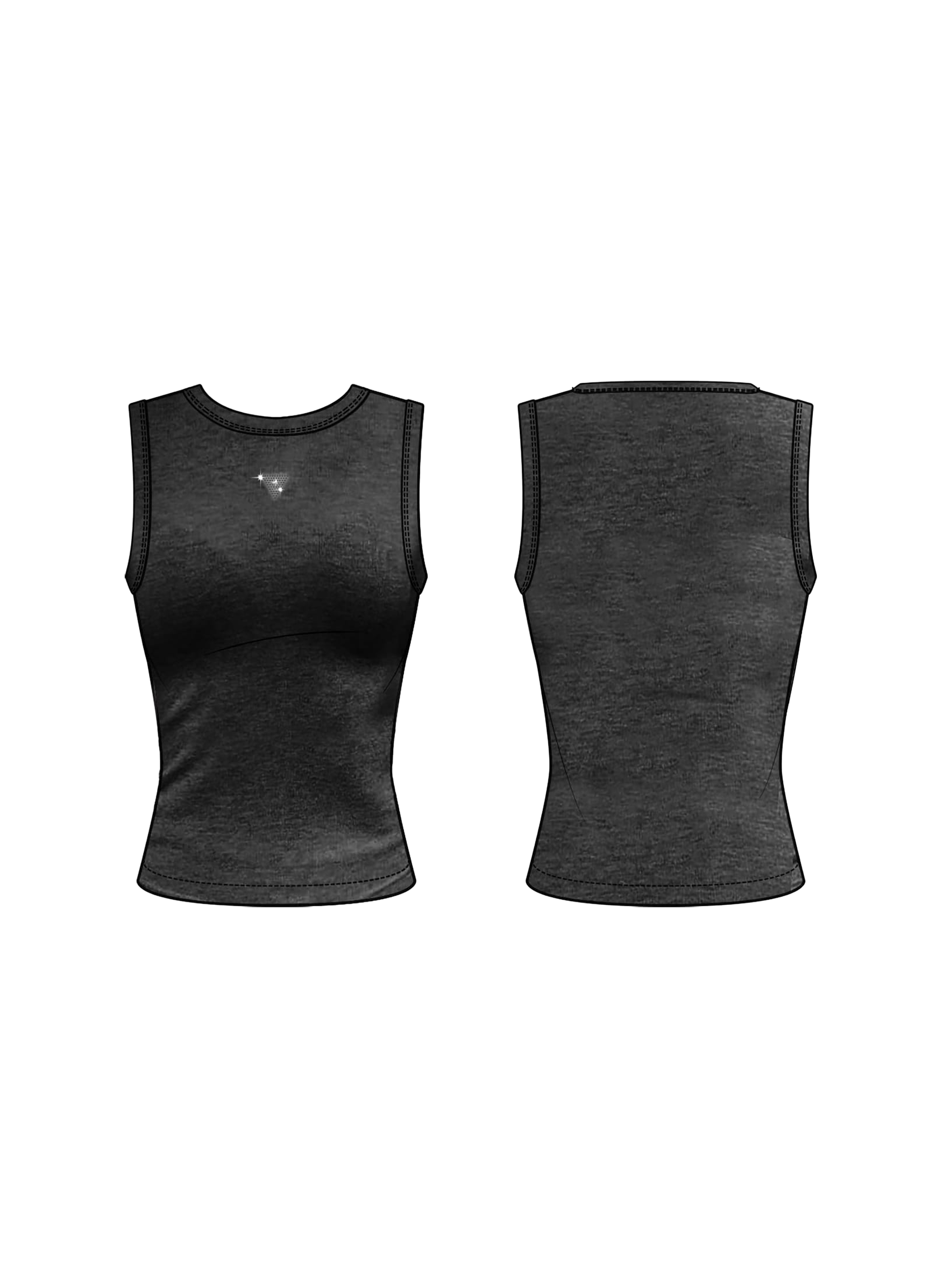 Viscose top GUESS Black