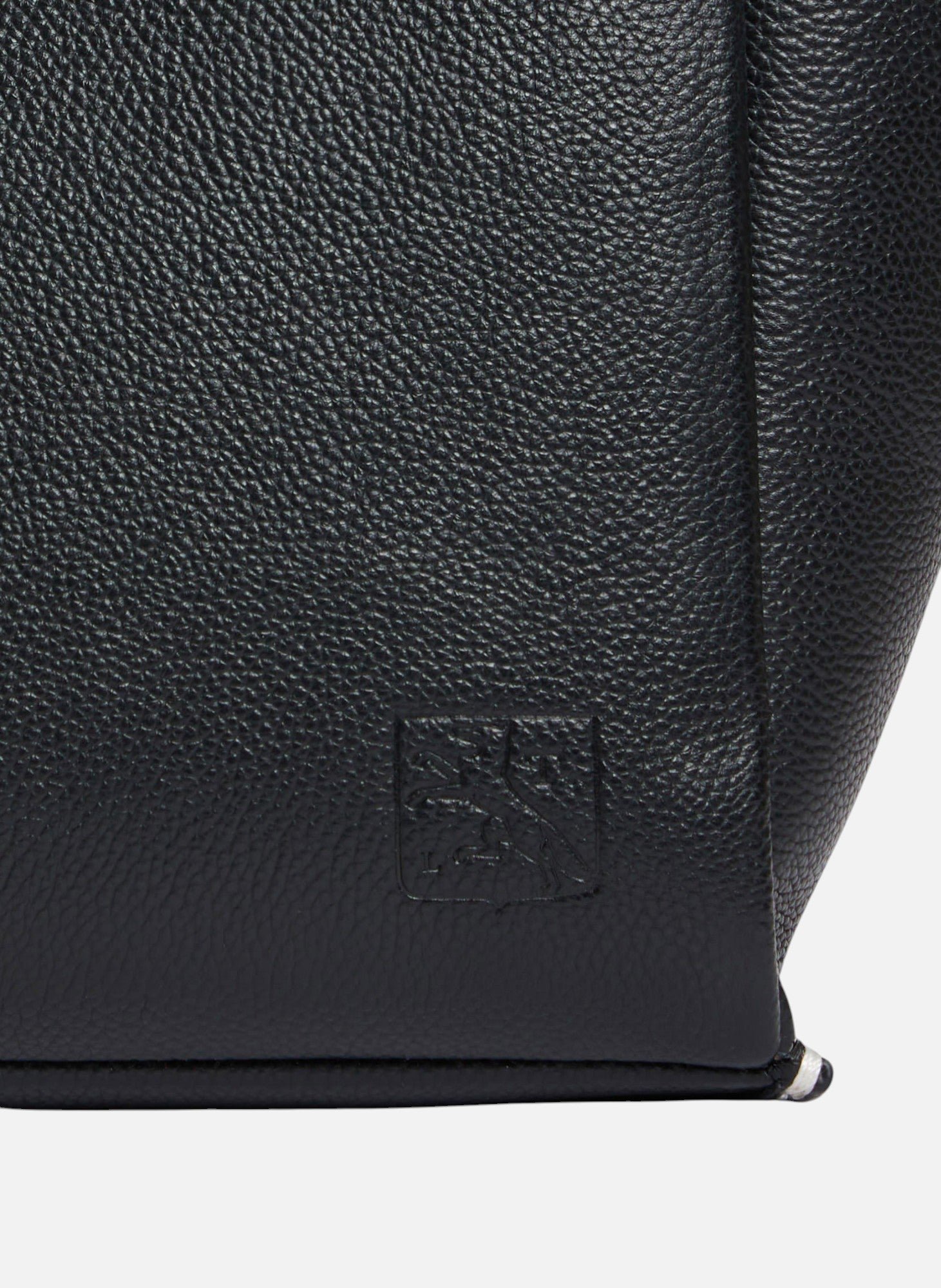 Grand sac cabas elena en cuir grainé LE TANNEUR Noir