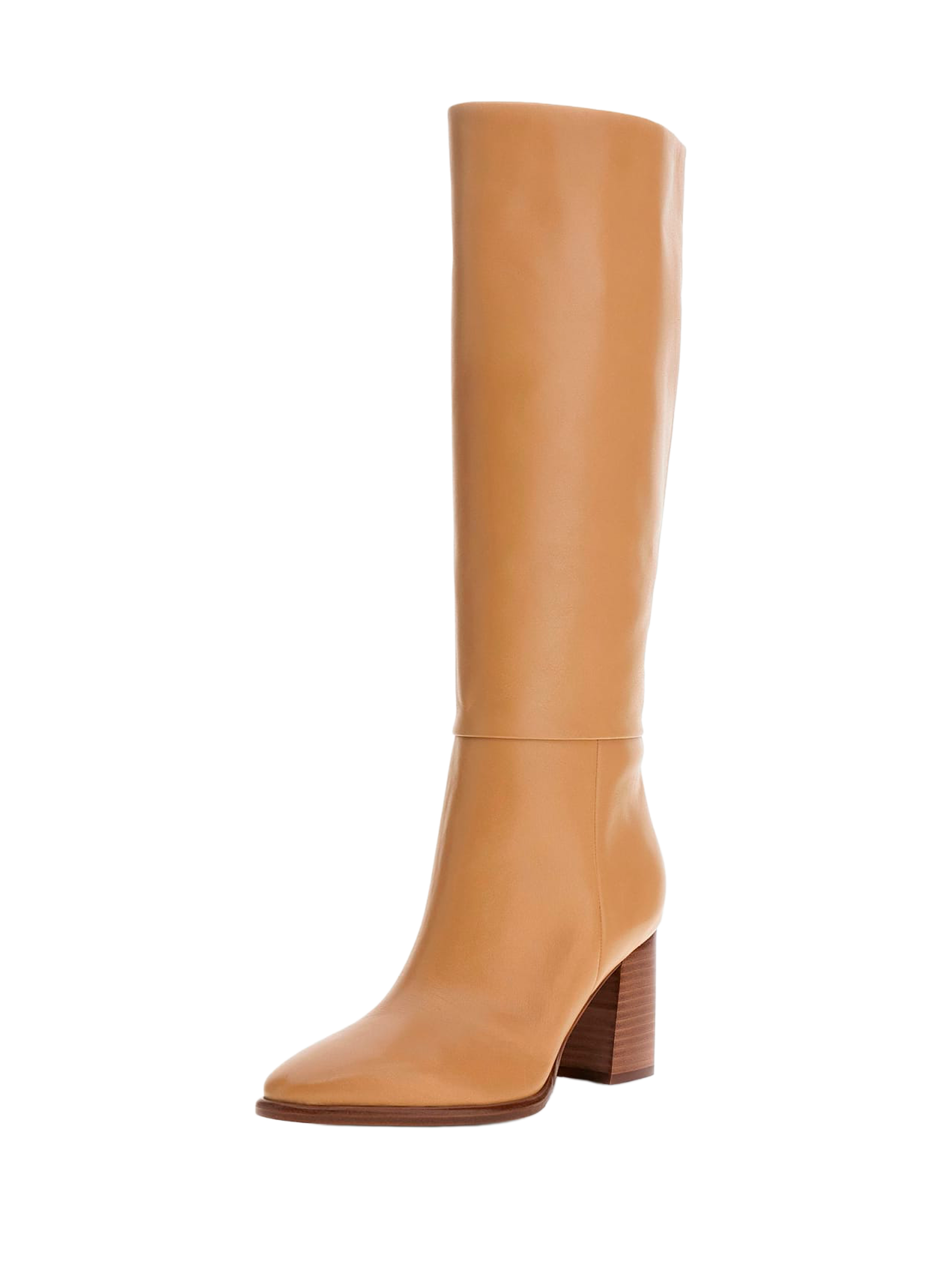 Bottes hautes Perinna en cuir GUESS Beige