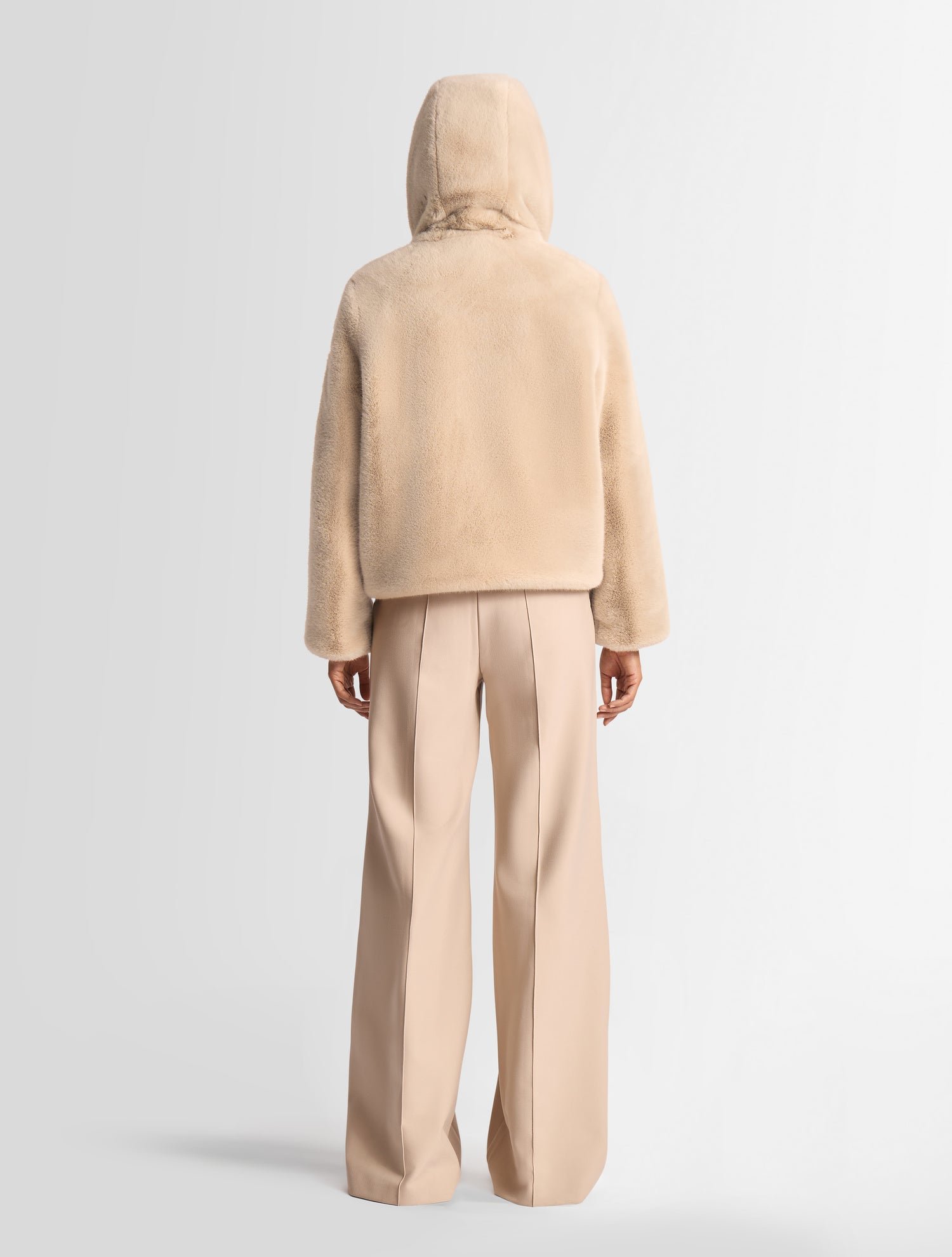 Veste mongiea alpine col montant coupe regular FUSALP Blanc