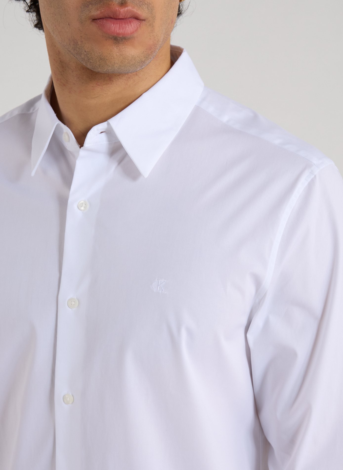 Stretch shirt CALVIN KLEIN White