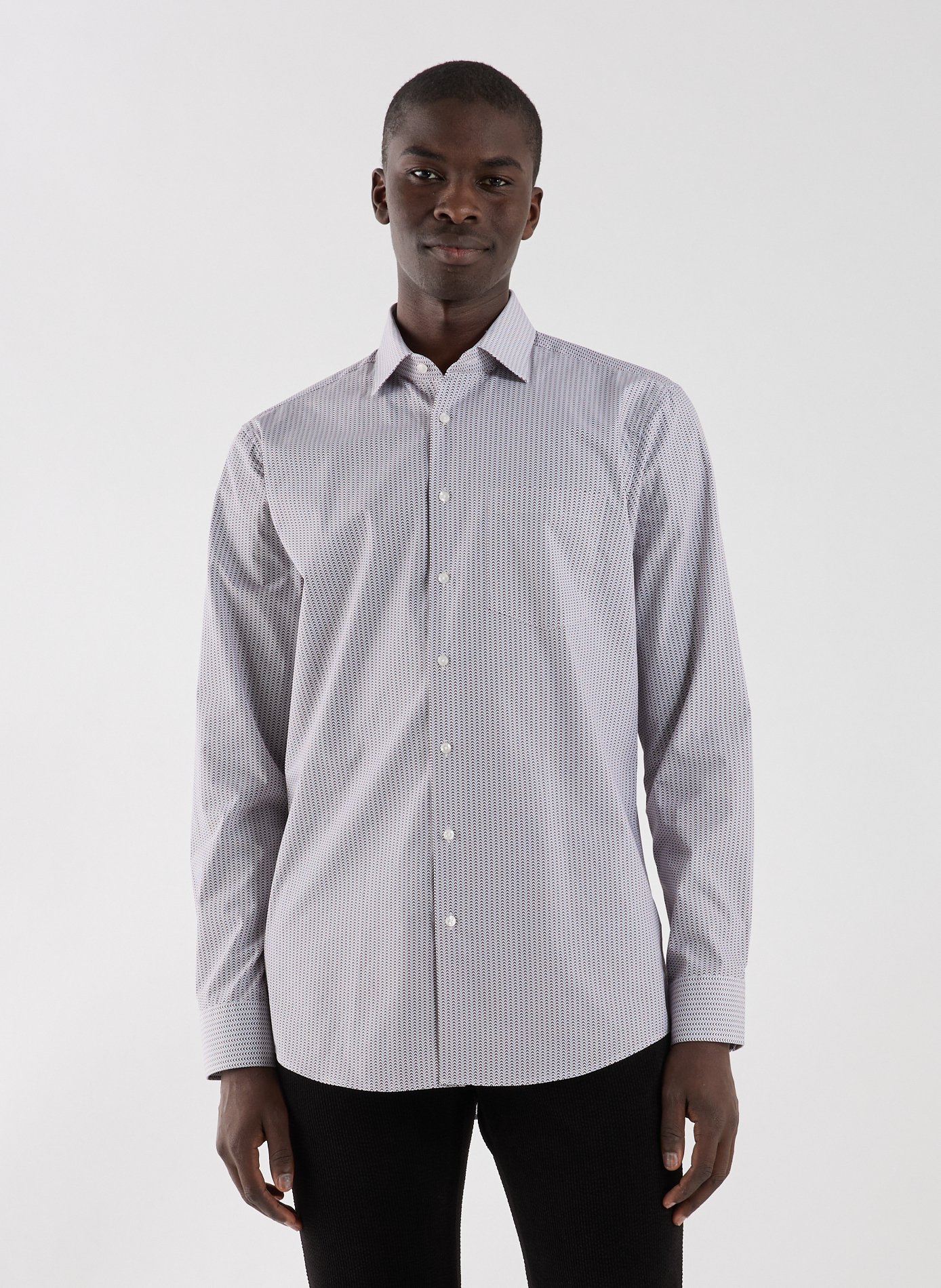 Chemise à motif en coton SEIDENSTICKER Rouge