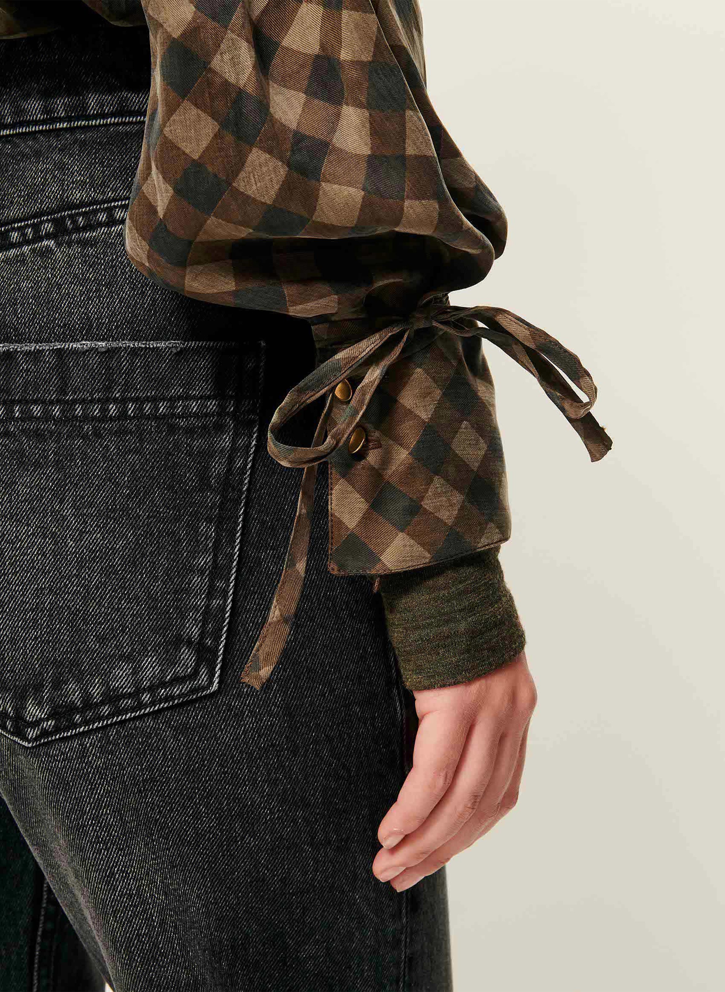 Chemise ample à carreaux armanchecks SESSUN Multicolore