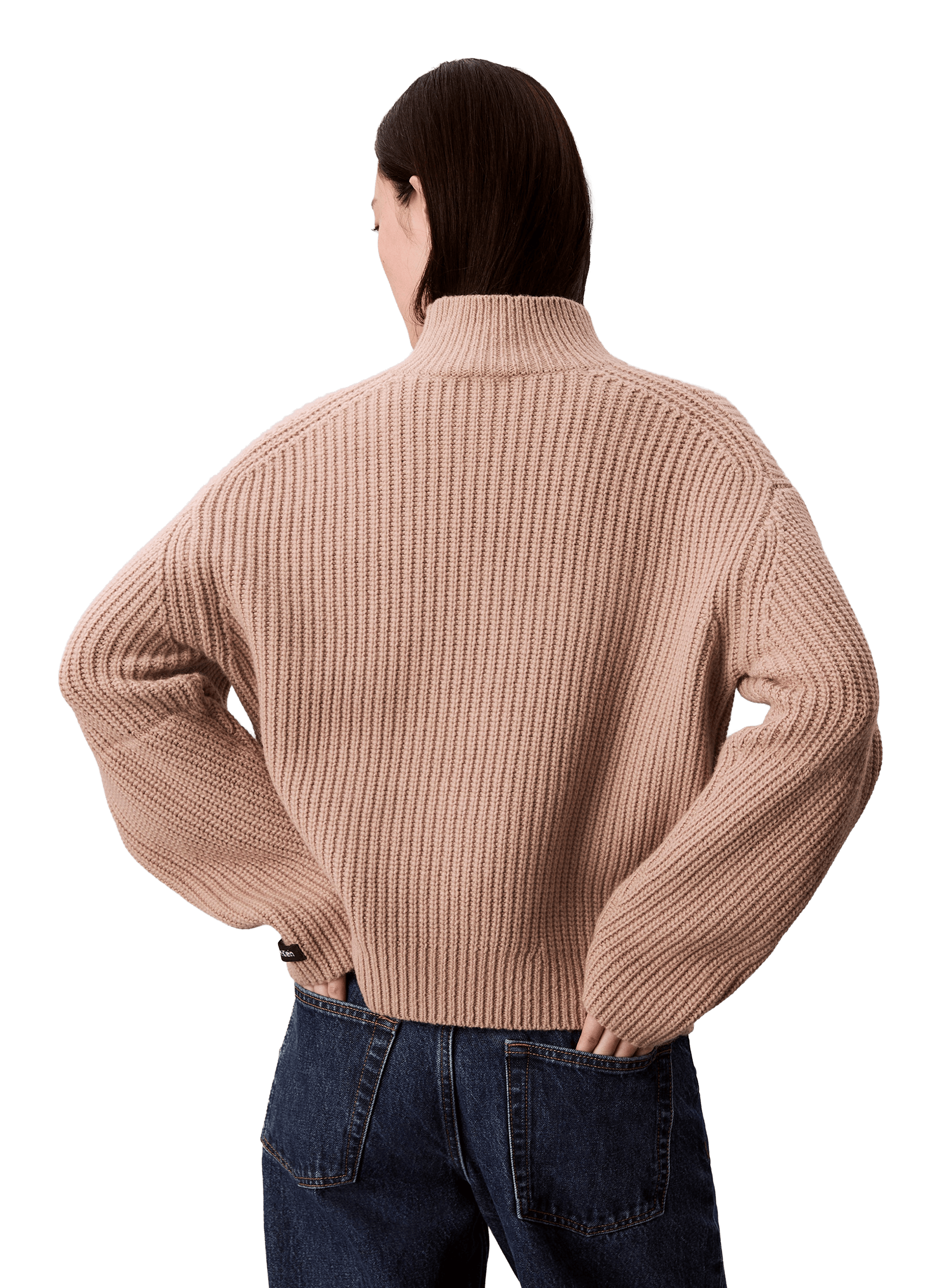 Turtleneck jumper CALVIN KLEIN Beige