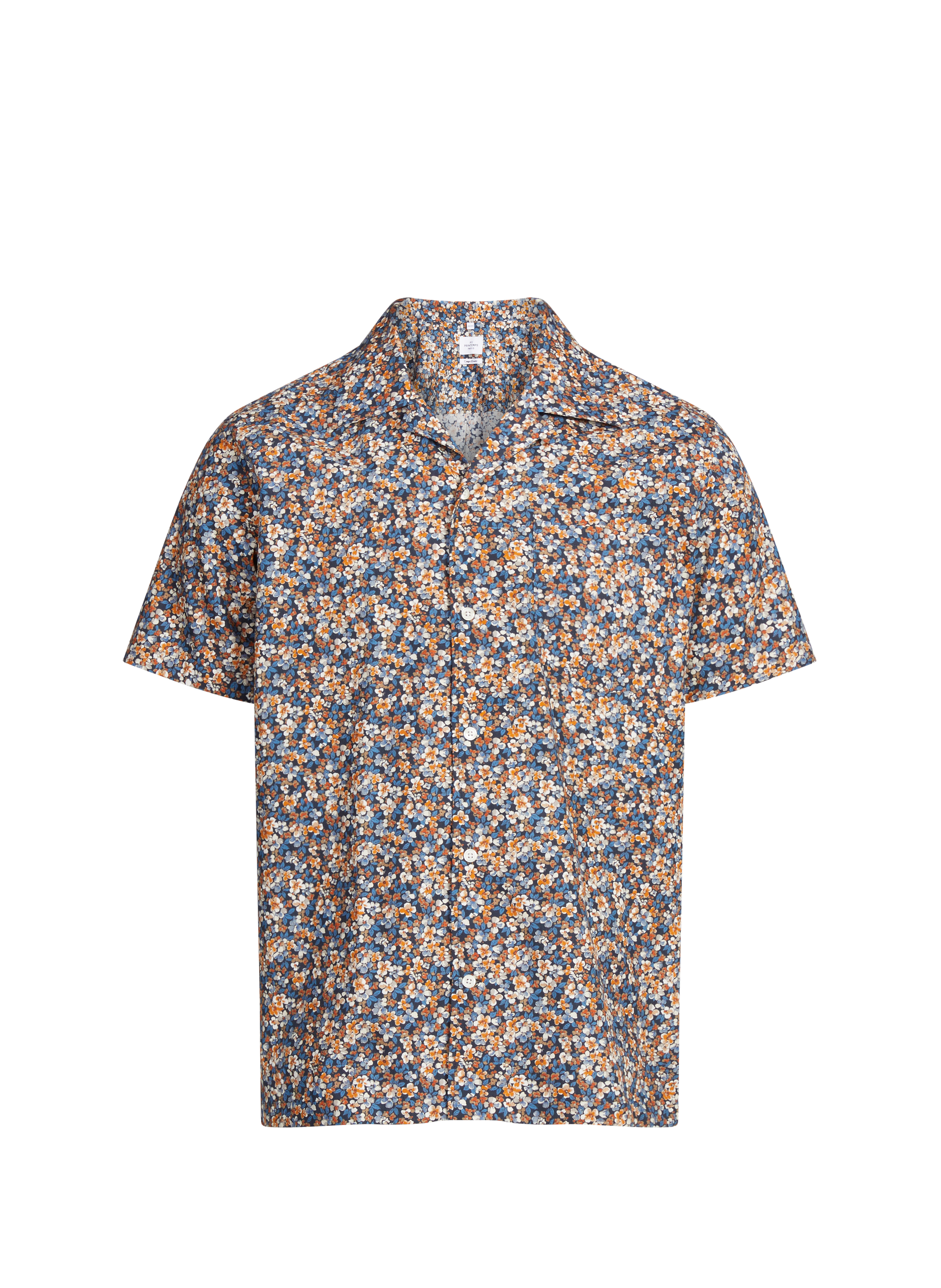 Cotton patterned shirt AU PRINTEMPS PARIS Multicolour