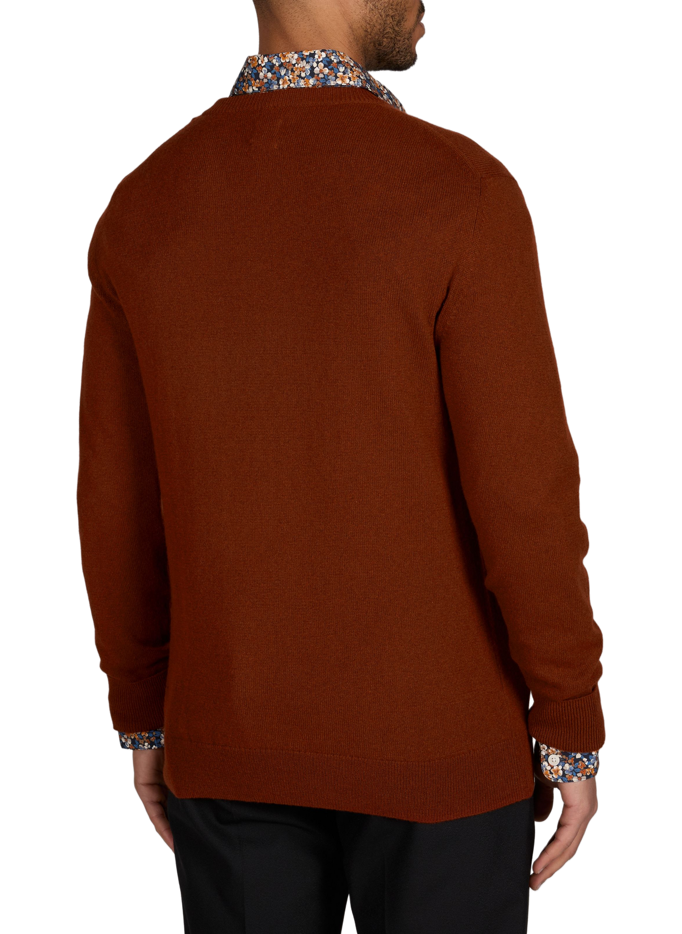  Cashmere V-neck jumper AU PRINTEMPS PARIS Brown