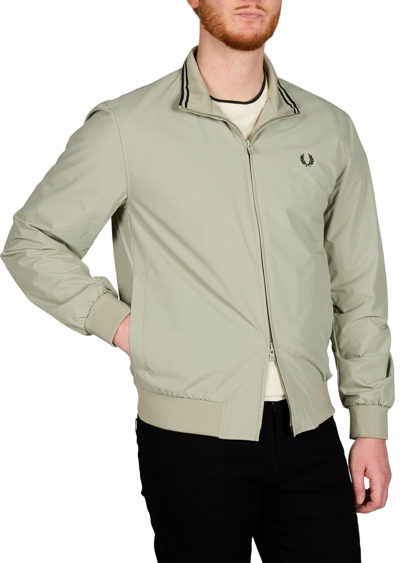 Blouson col montant  FRED PERRY Vert