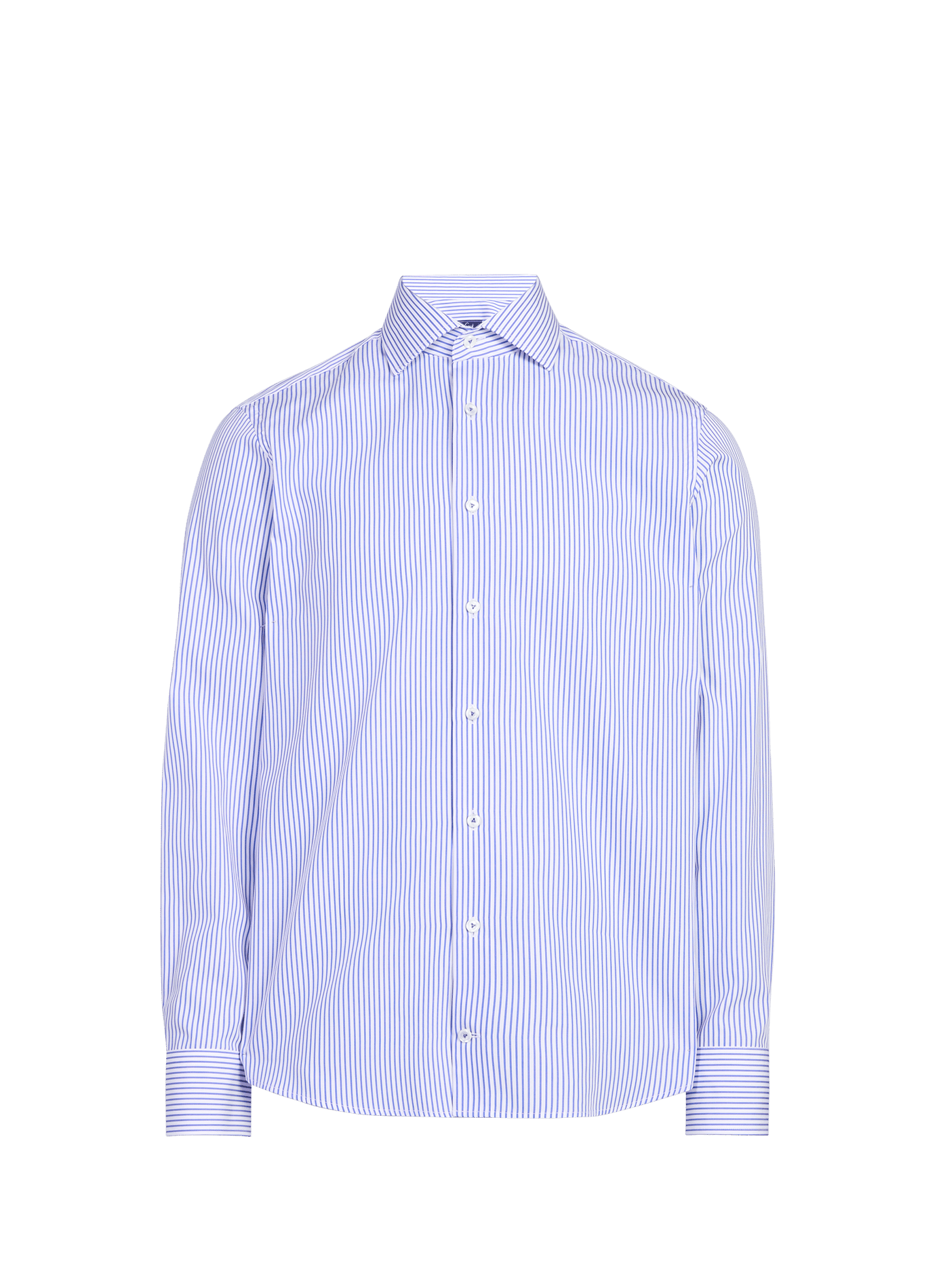 Overhemd met klassieke kraag en strepen VAN LAACK Blauw