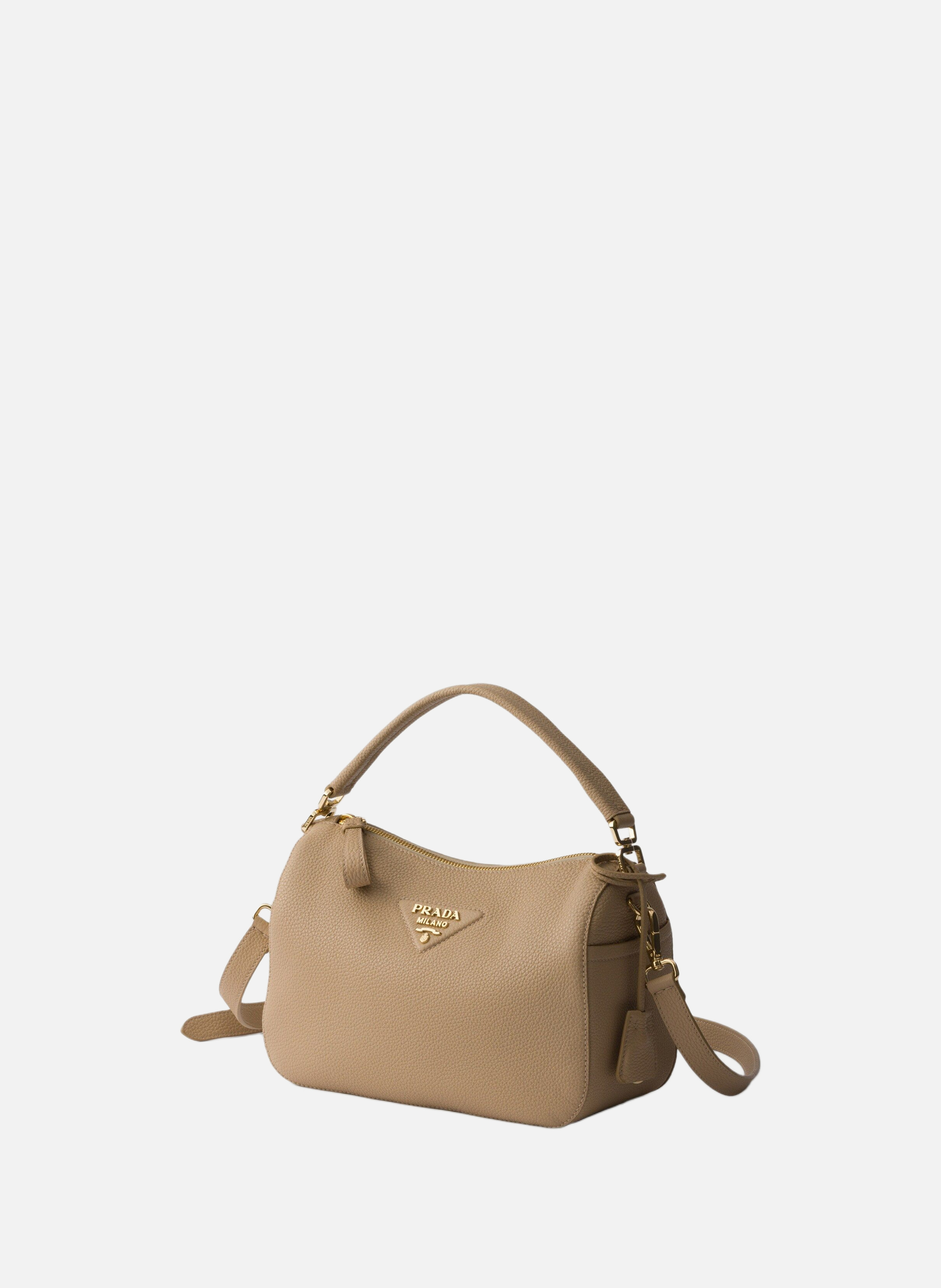 Petit sac en cuir PRADA Beige