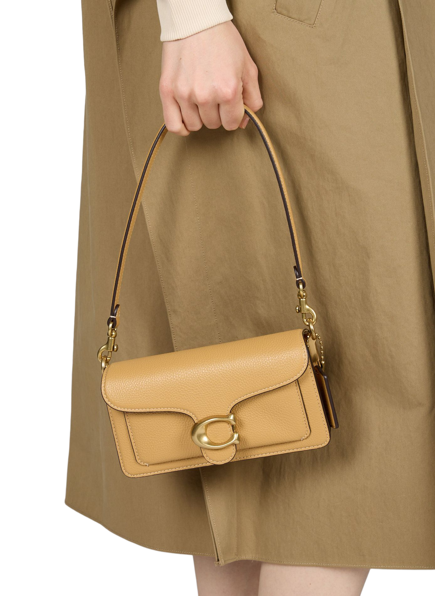 Sac épaule Tabby 26 COACH Beige