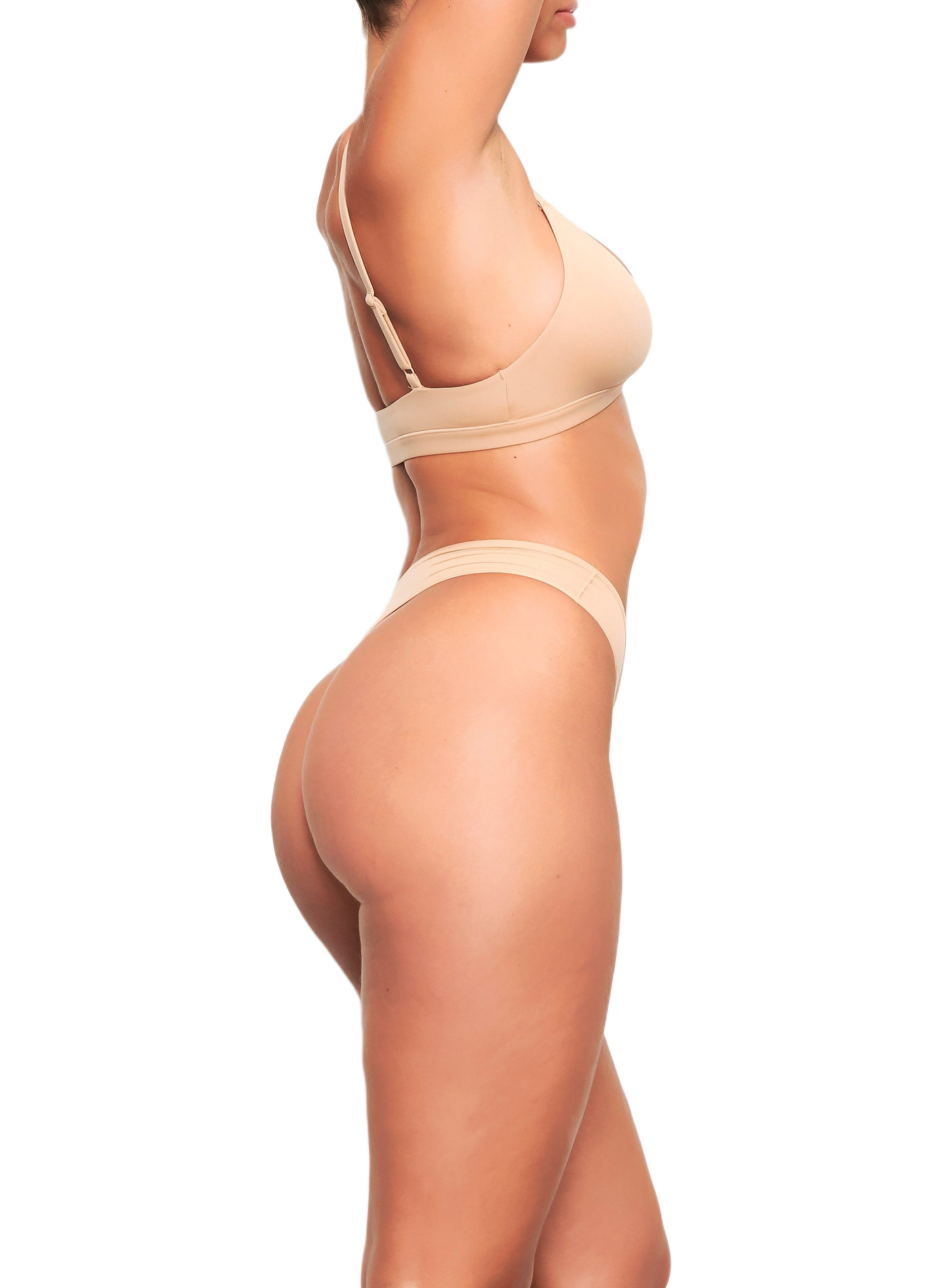 Solid triangle bralette SKIMS Beige