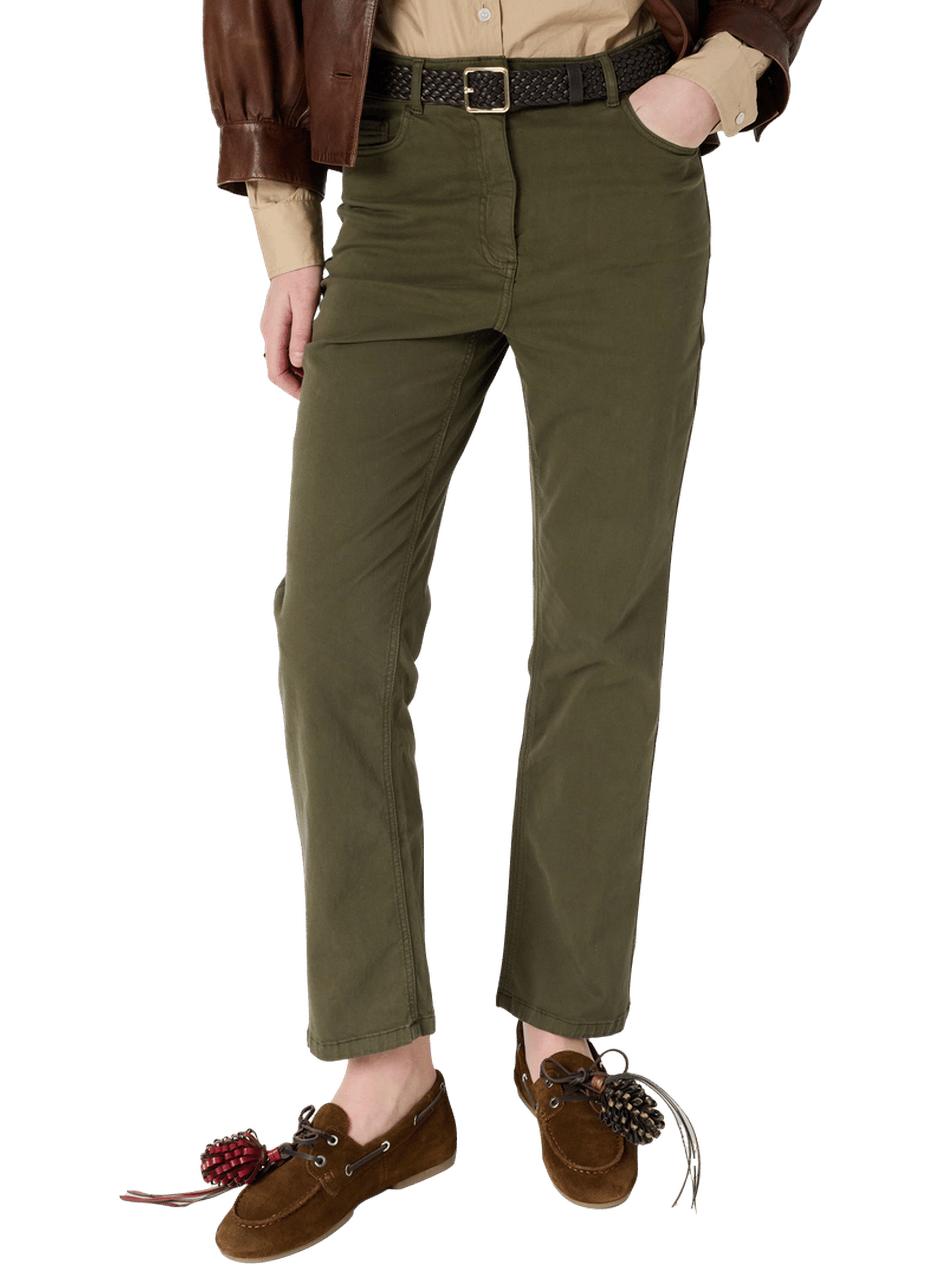 Jean slim en coton - adela GERARD DAREL Vert