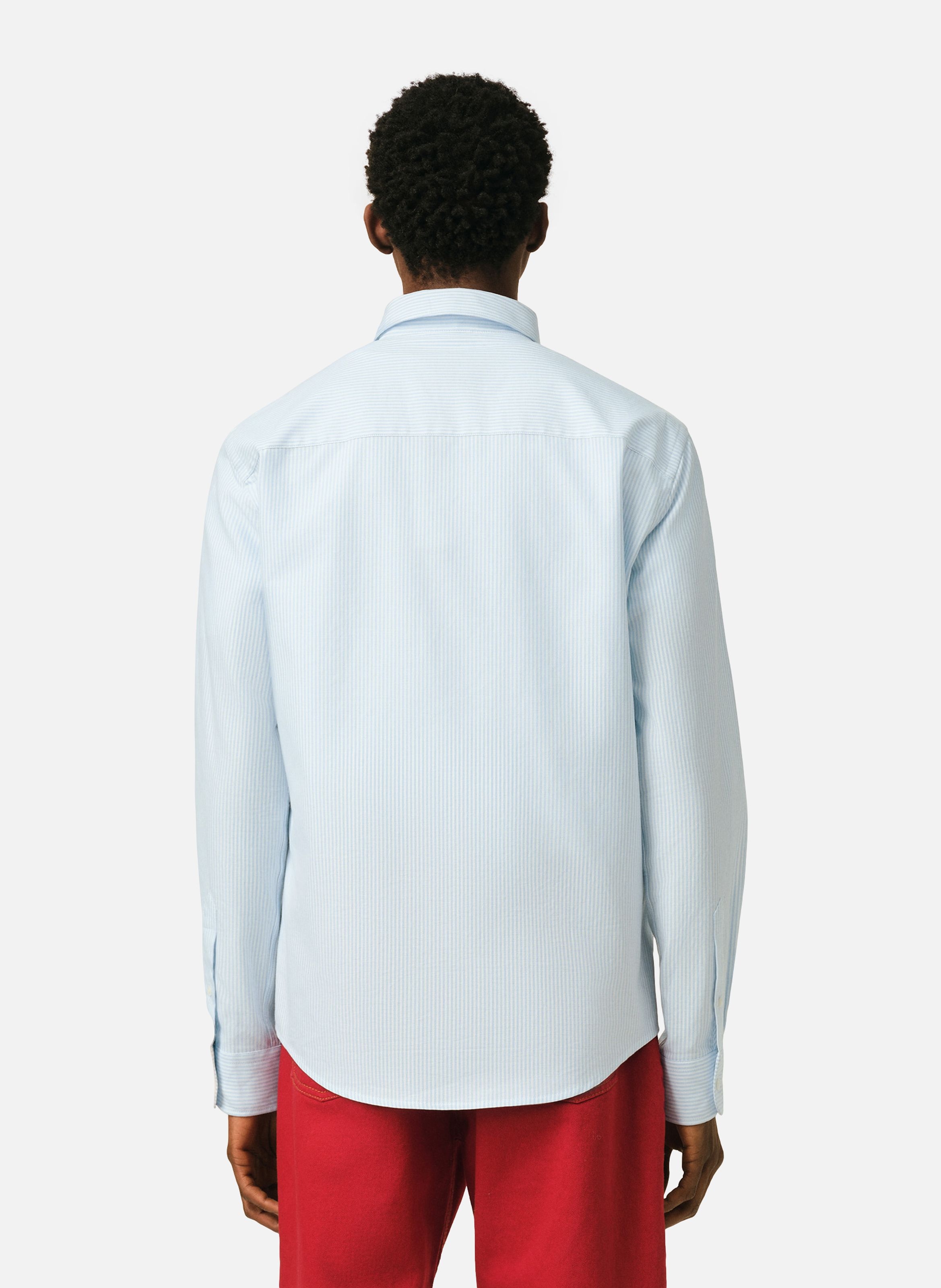Chemise rayée unisexe en coton ami de coeur AMI PARIS Bleu