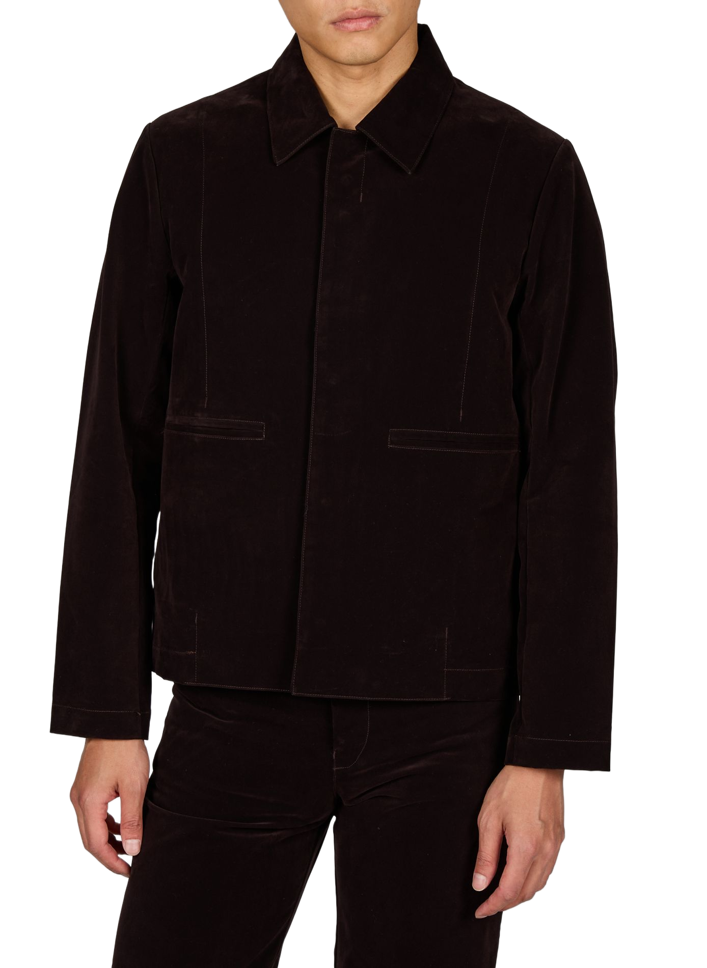 Samt-Blazer OMAR AFRIDI Violett
