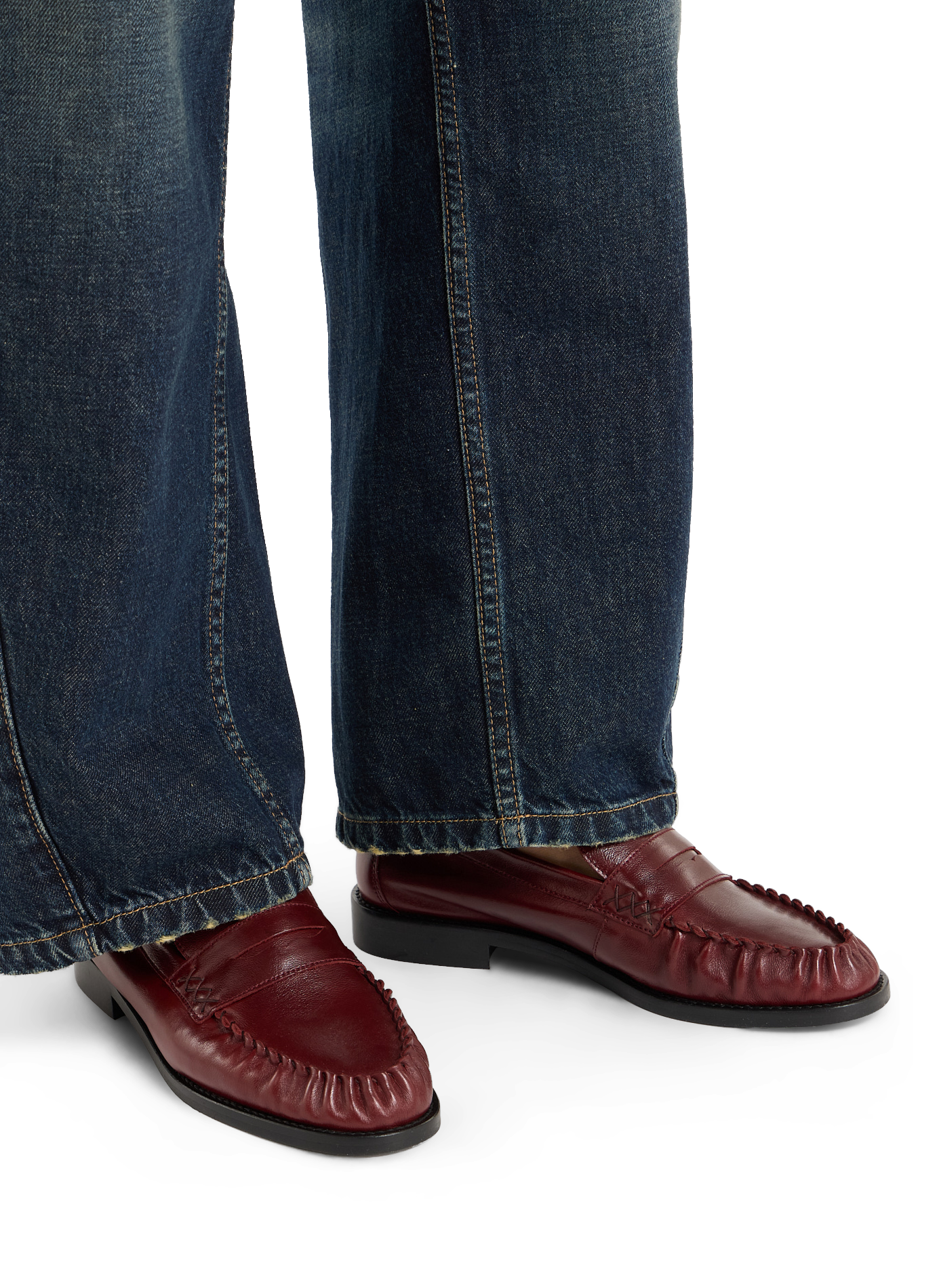 Leather loafers SAISON 1865 Red