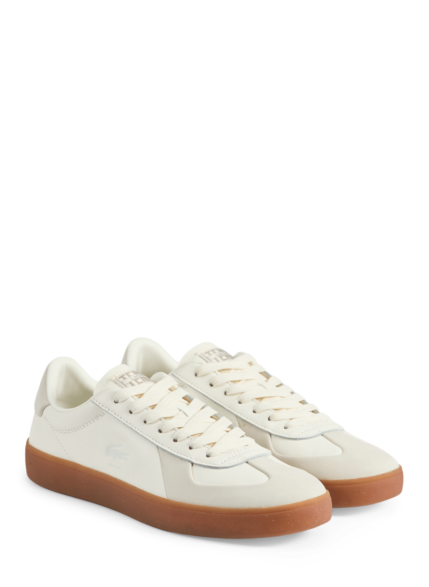 Leather sneakers LACOSTE White