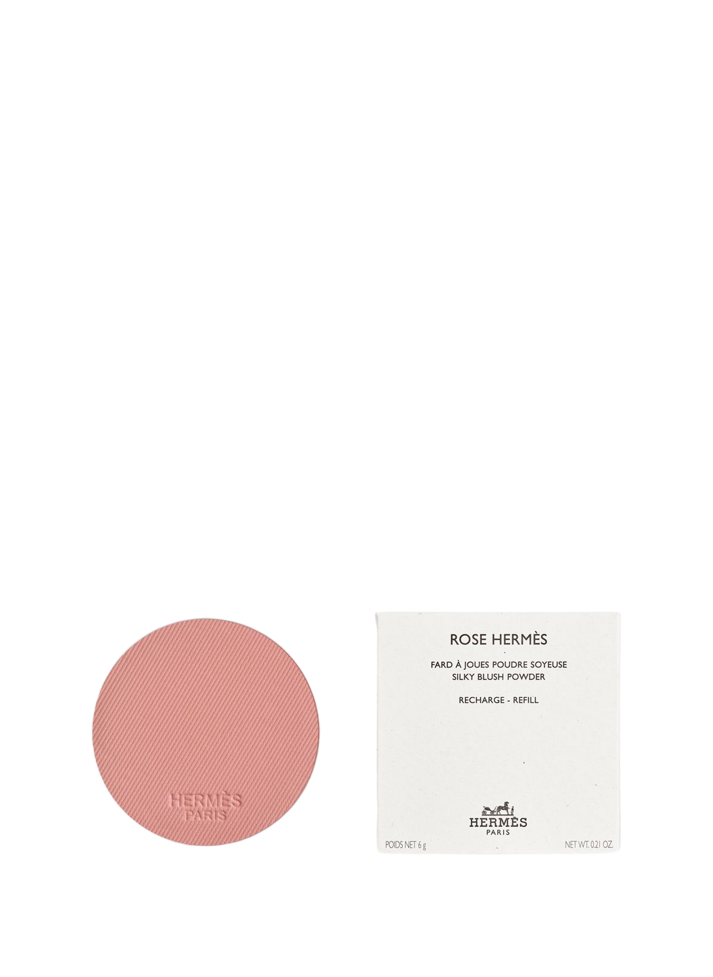 Rose Hermès, Nachfüllung für Seidenrouge, Ombré-Rose HERMÈS Rose ombré
