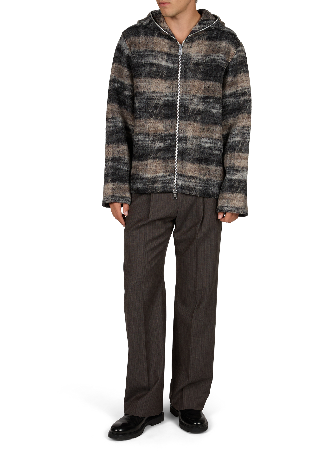 Ruime hoodie met rits OUR LEGACY Veelkleurig