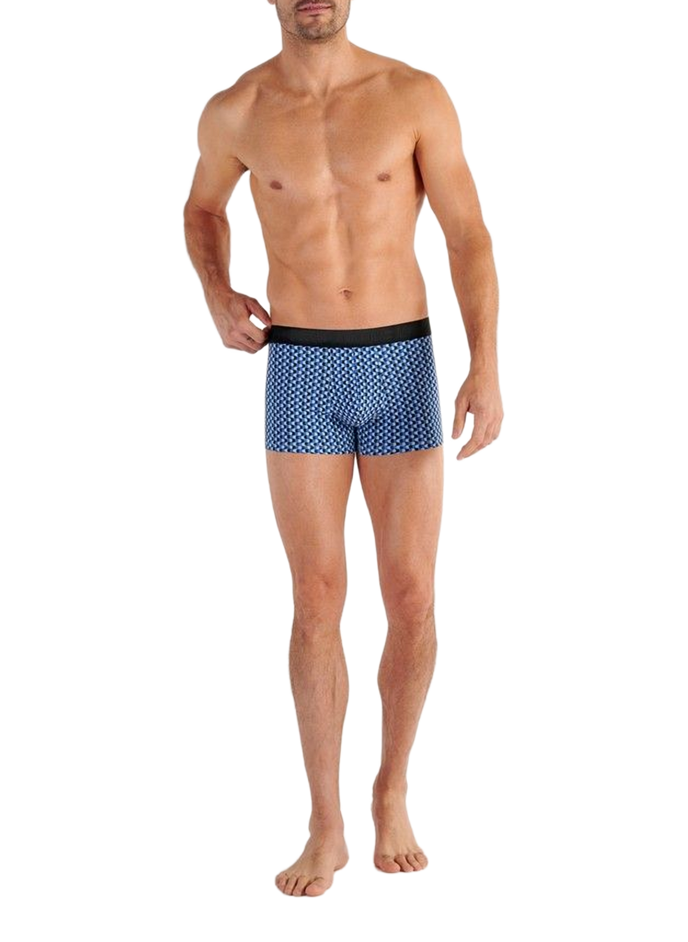Set of 3 mixed cotton boxers HOM Black