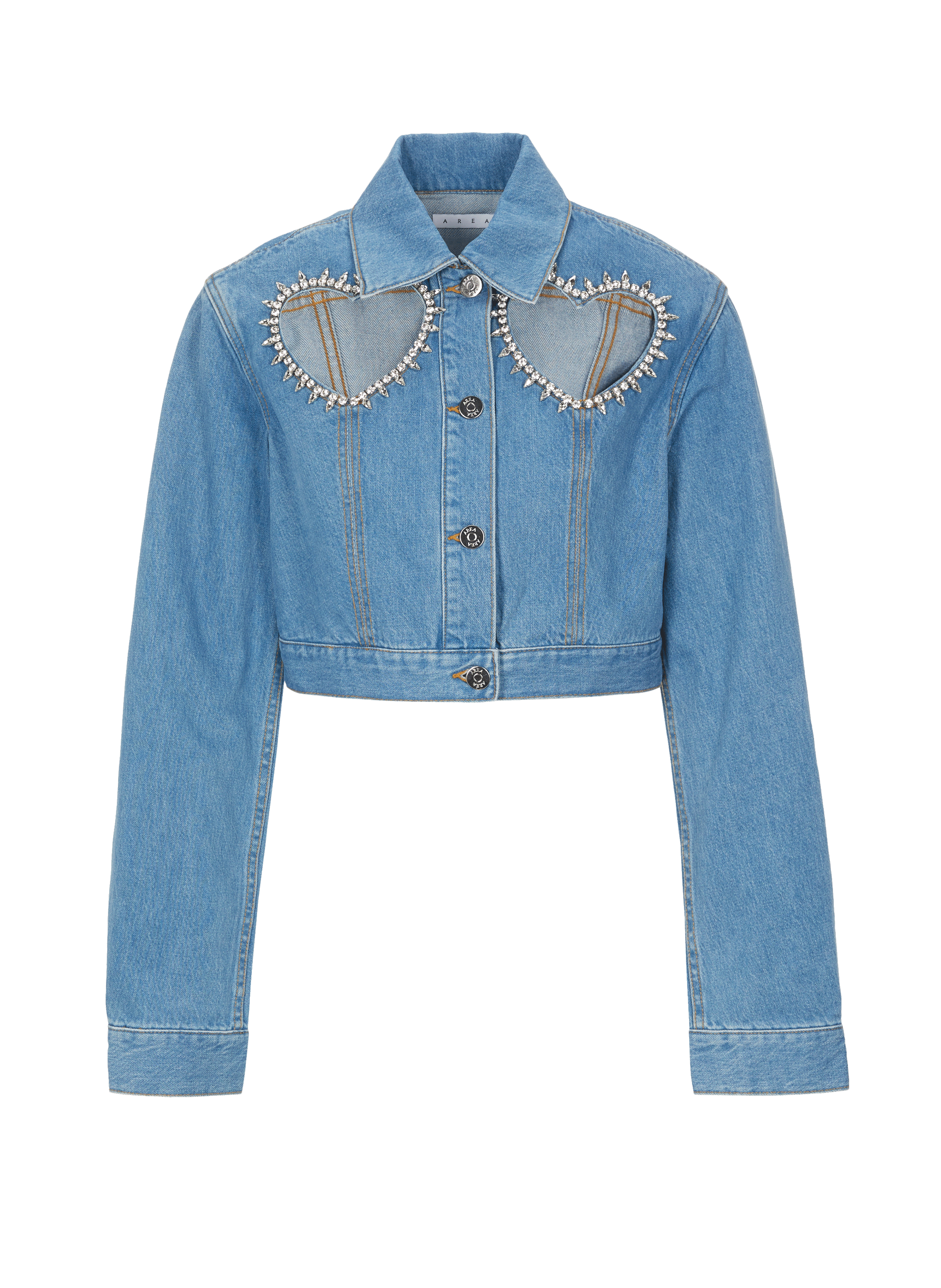 Veste en jean à strass