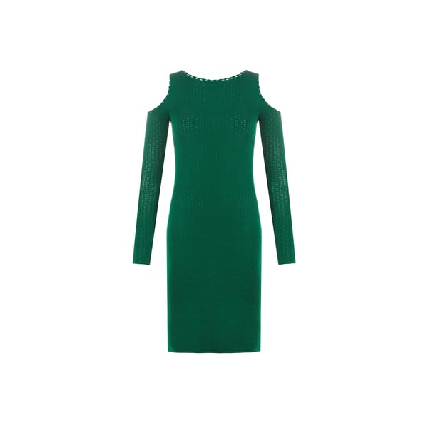 Robe épaules ajourées en coton