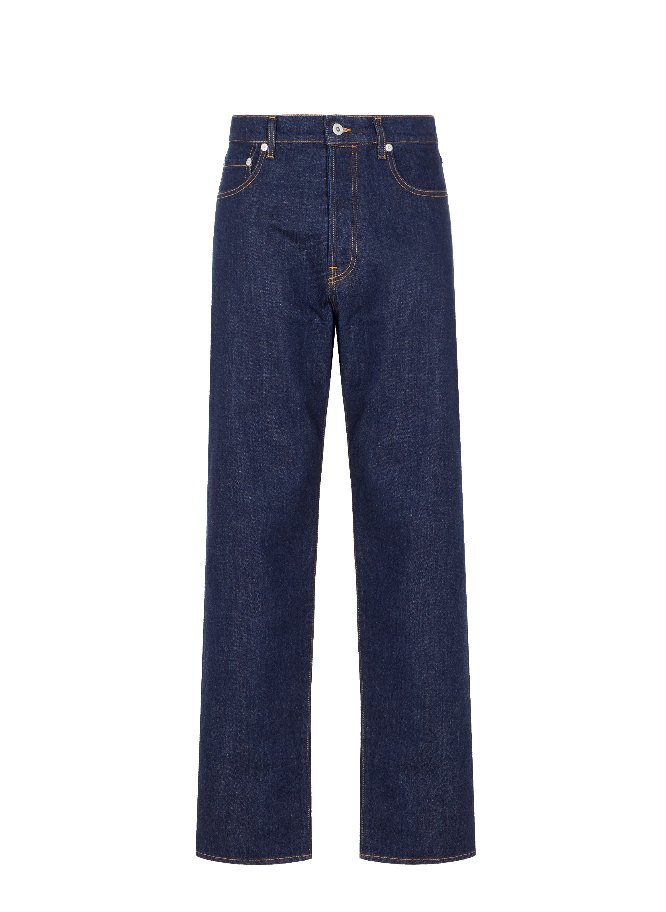 Jean droit Asagao en coton denim