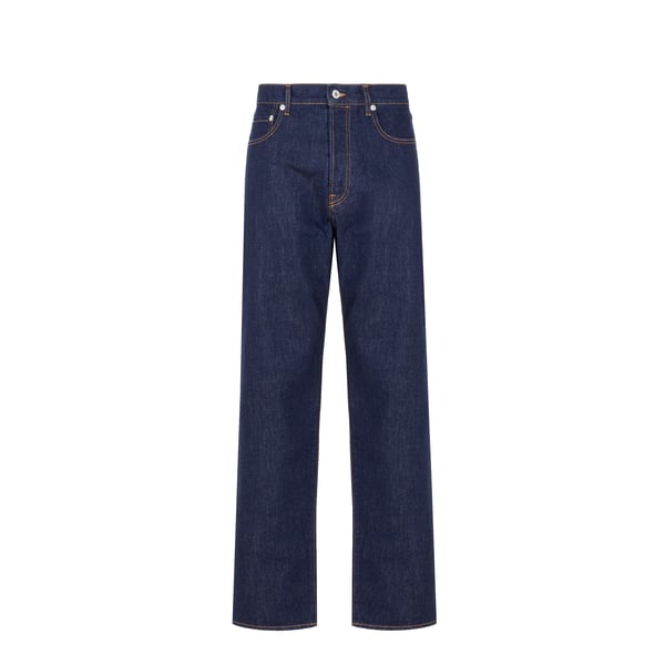 Jean droit Asagao en coton denim