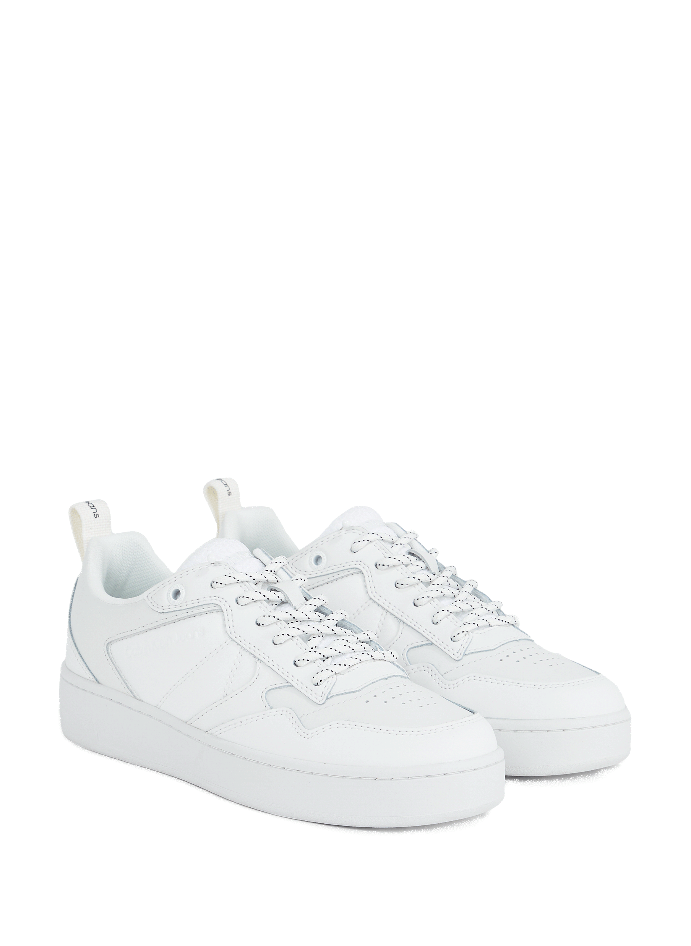 Baskets basses en cuir