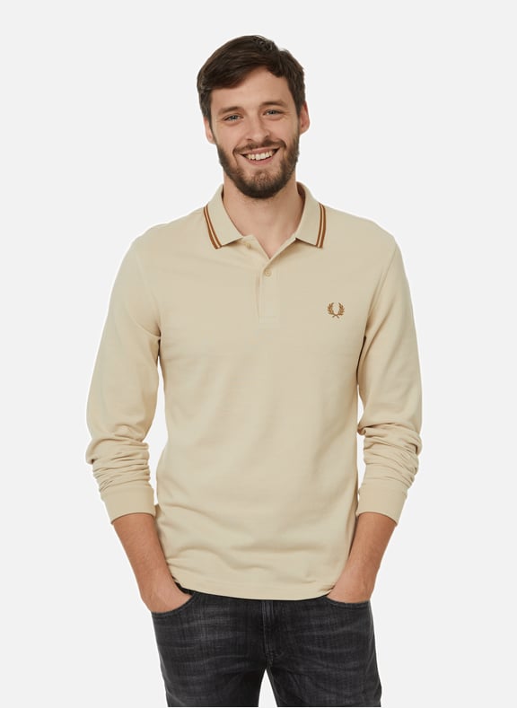 Fred perry polo long sleeve sales