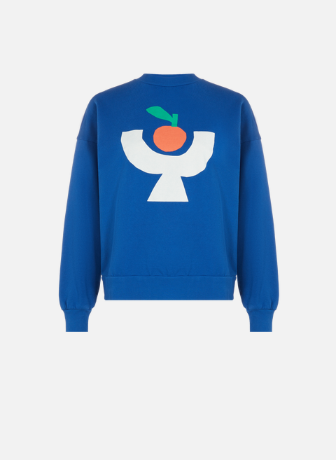 Sweatshirt à motif BleuBOBO CHOSES 