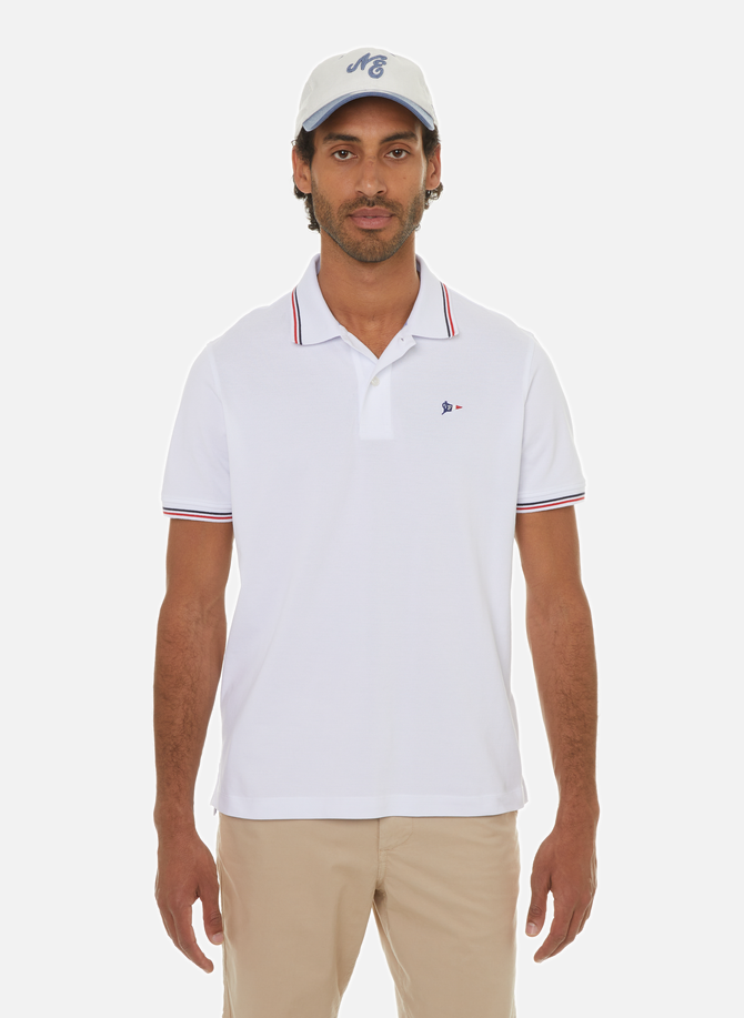 Plain cotton polo shirt FACONNABLE
