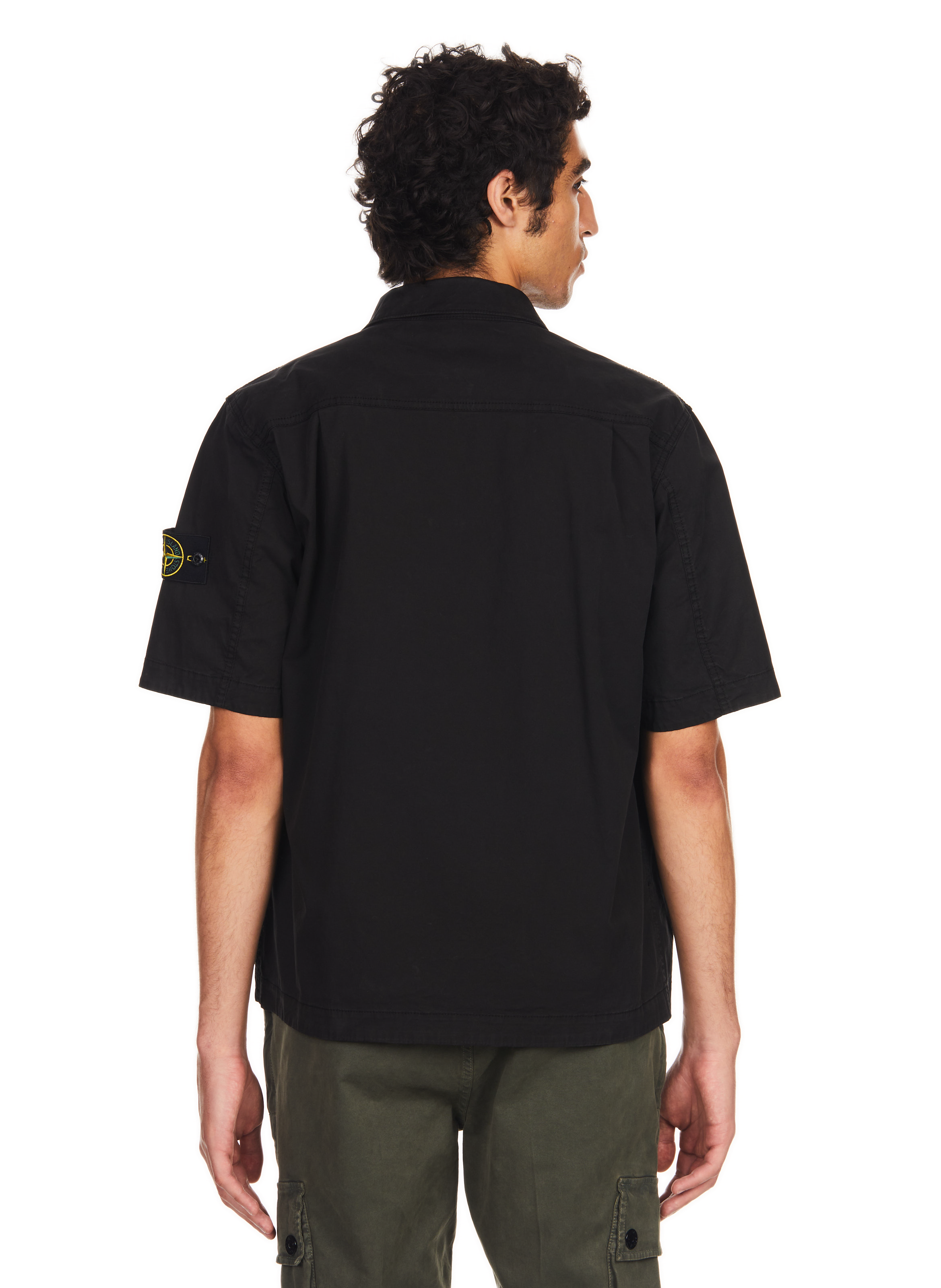 Chemise en coton  STONE ISLAND Noir