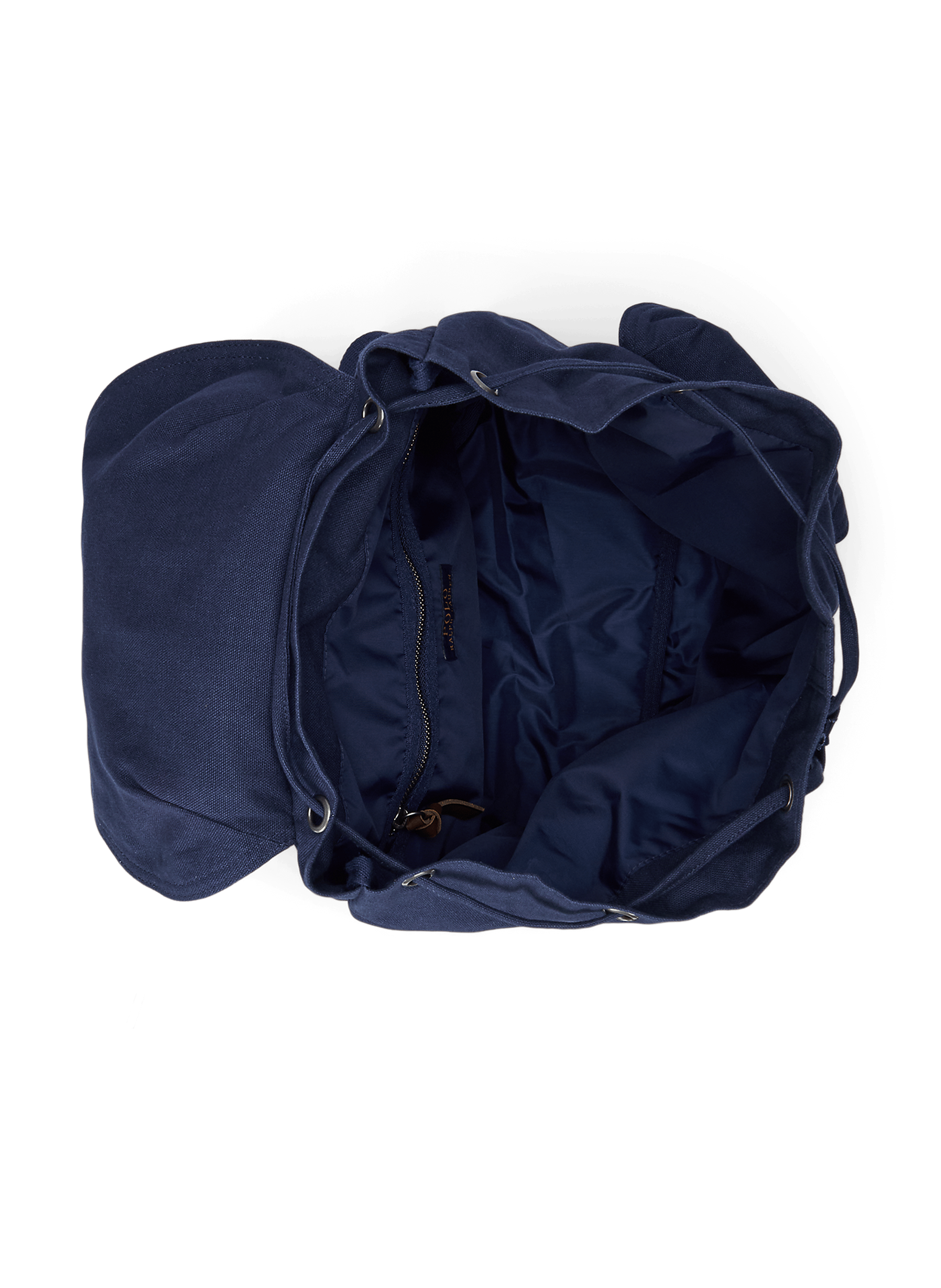 Sac à dos rabat en toile  POLO RALPH LAUREN Bleu