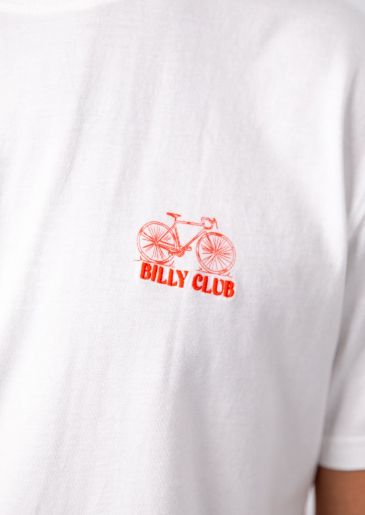 T-shirt vintage en coton biologique BILLYBELT Blanc