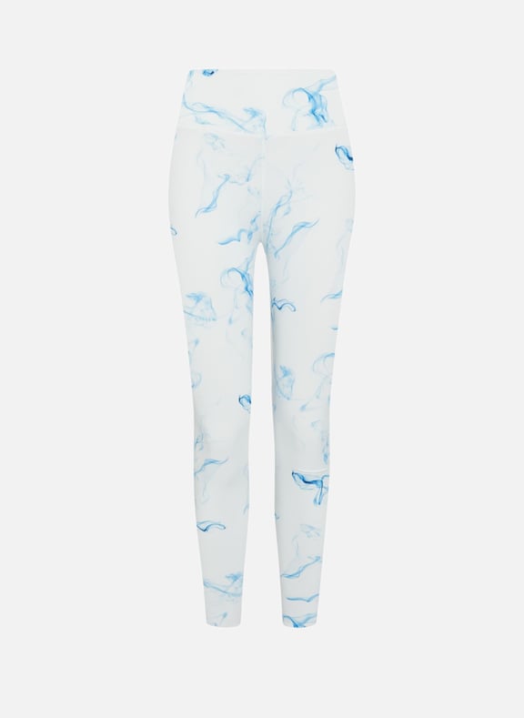 Legging helio 7/8 avec motif stylé Bleu by BORN LIVING YOGA BORN LIVING YOGA Legging helio 7/8 avec motif stylé Bleu