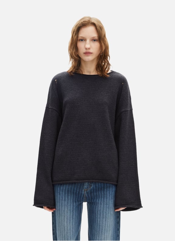 Pull en laine mérinos Gris by THE KOOPLES THE KOOPLES Pull en laine mérinos Gris