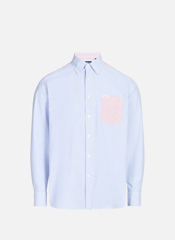 Chemise à rayures Rouge by FACONNABLE FACONNABLE Chemise à rayures Rouge