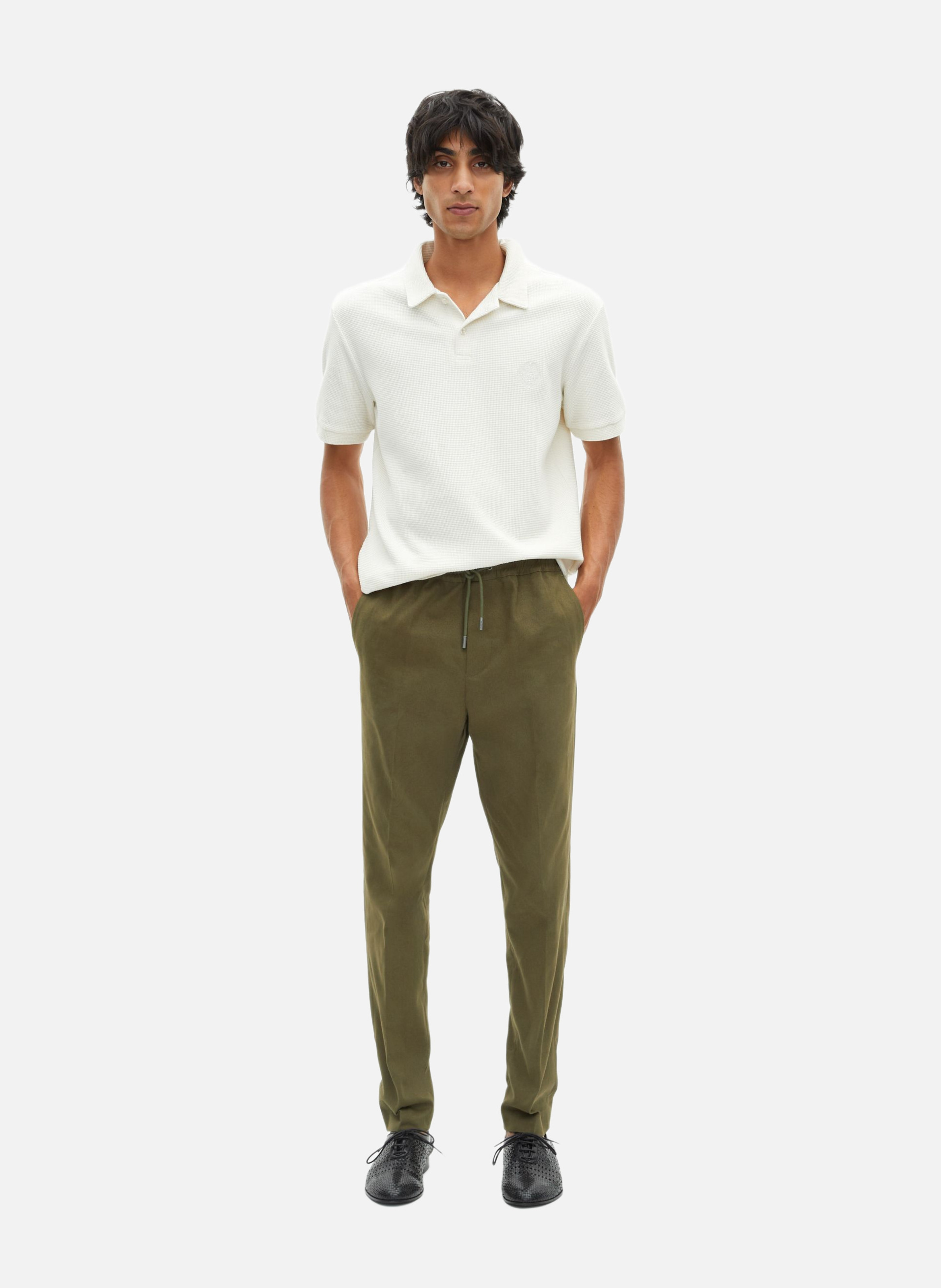 Pantalon droit taille élastiquée THE KOOPLES Vert