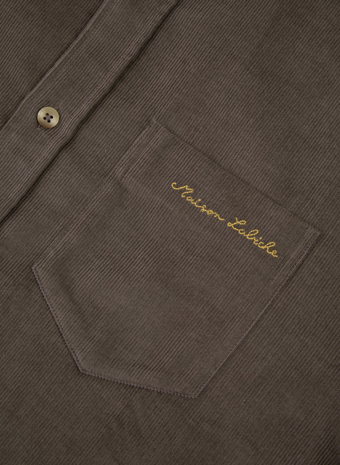 Chemise Bonne Graine en coton MAISON LABICHE Gris