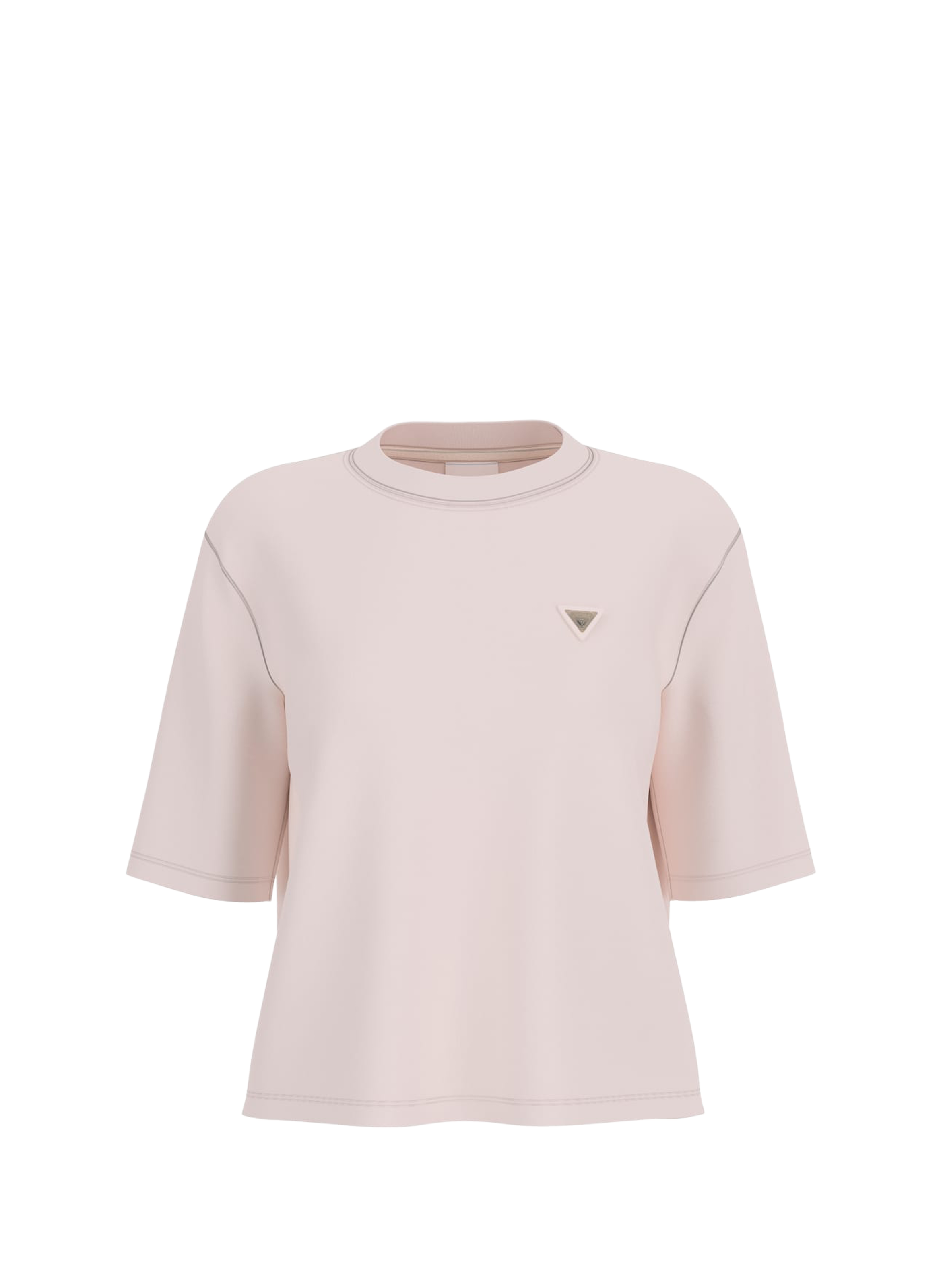 GUESS Slim-fit cotton T-shirt  Beige