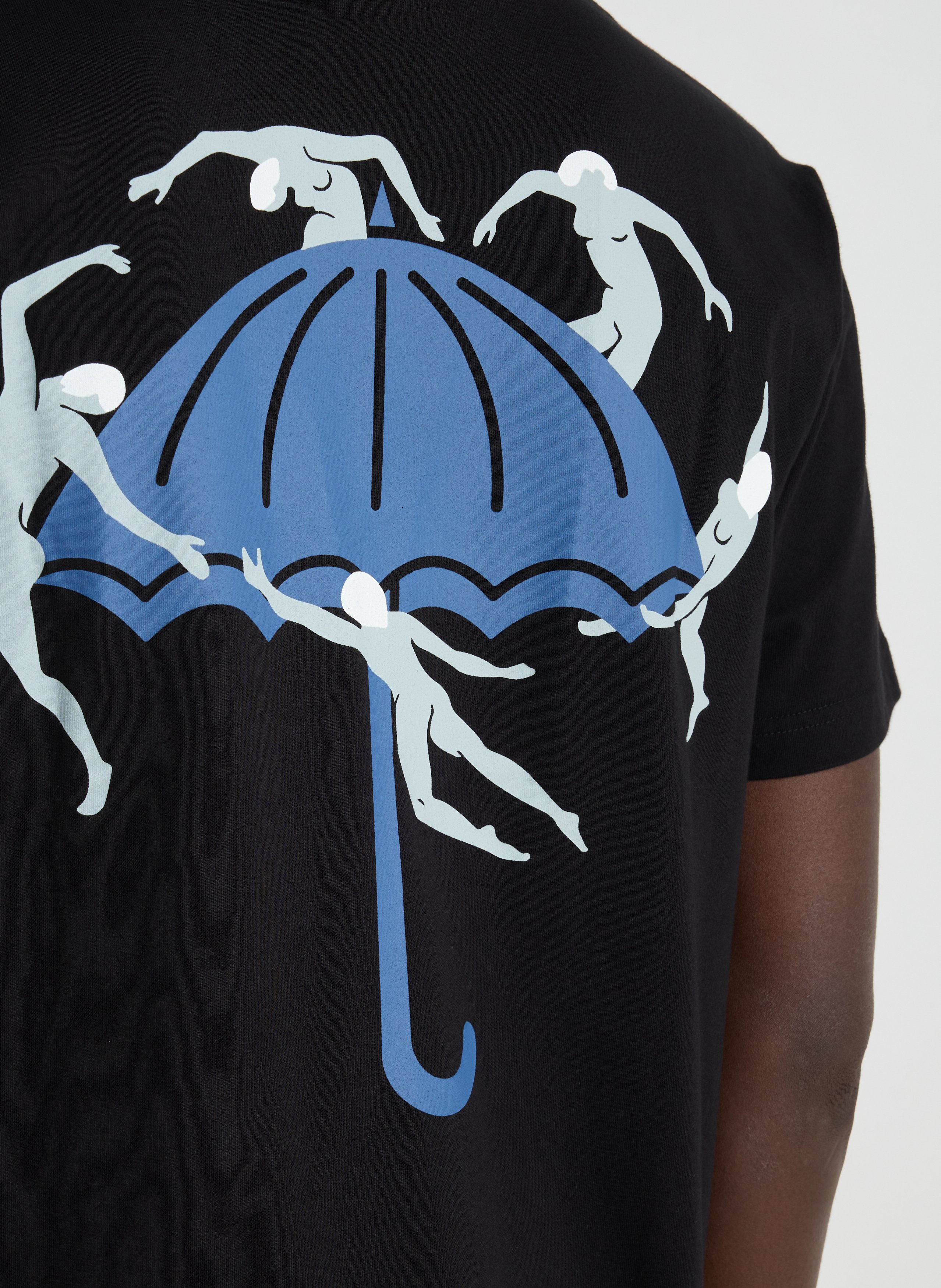 Classic Cotton T-Shirt HELAS CAPS Black