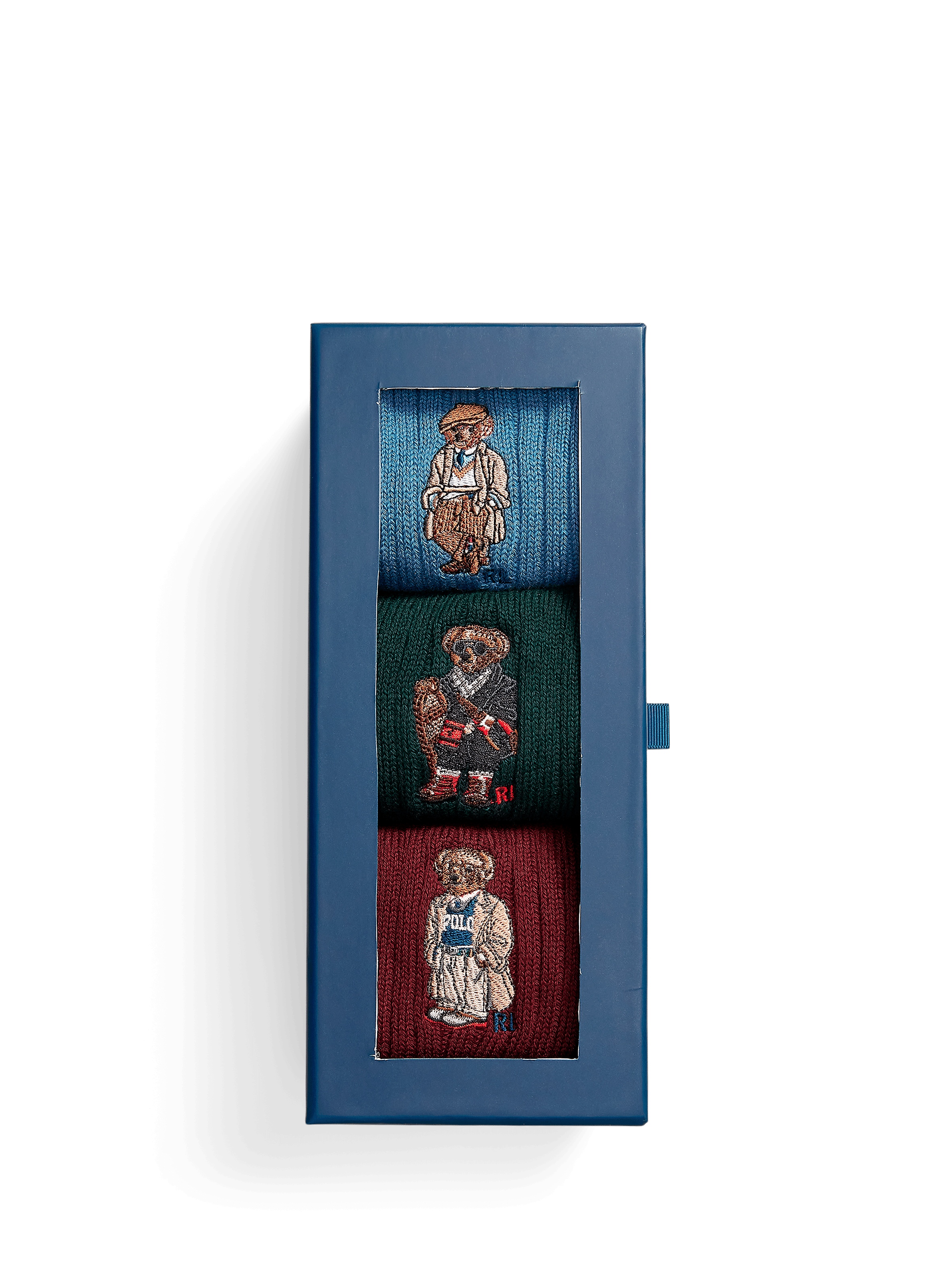 Set of three mixed cotton socks POLO RALPH LAUREN Multicolour