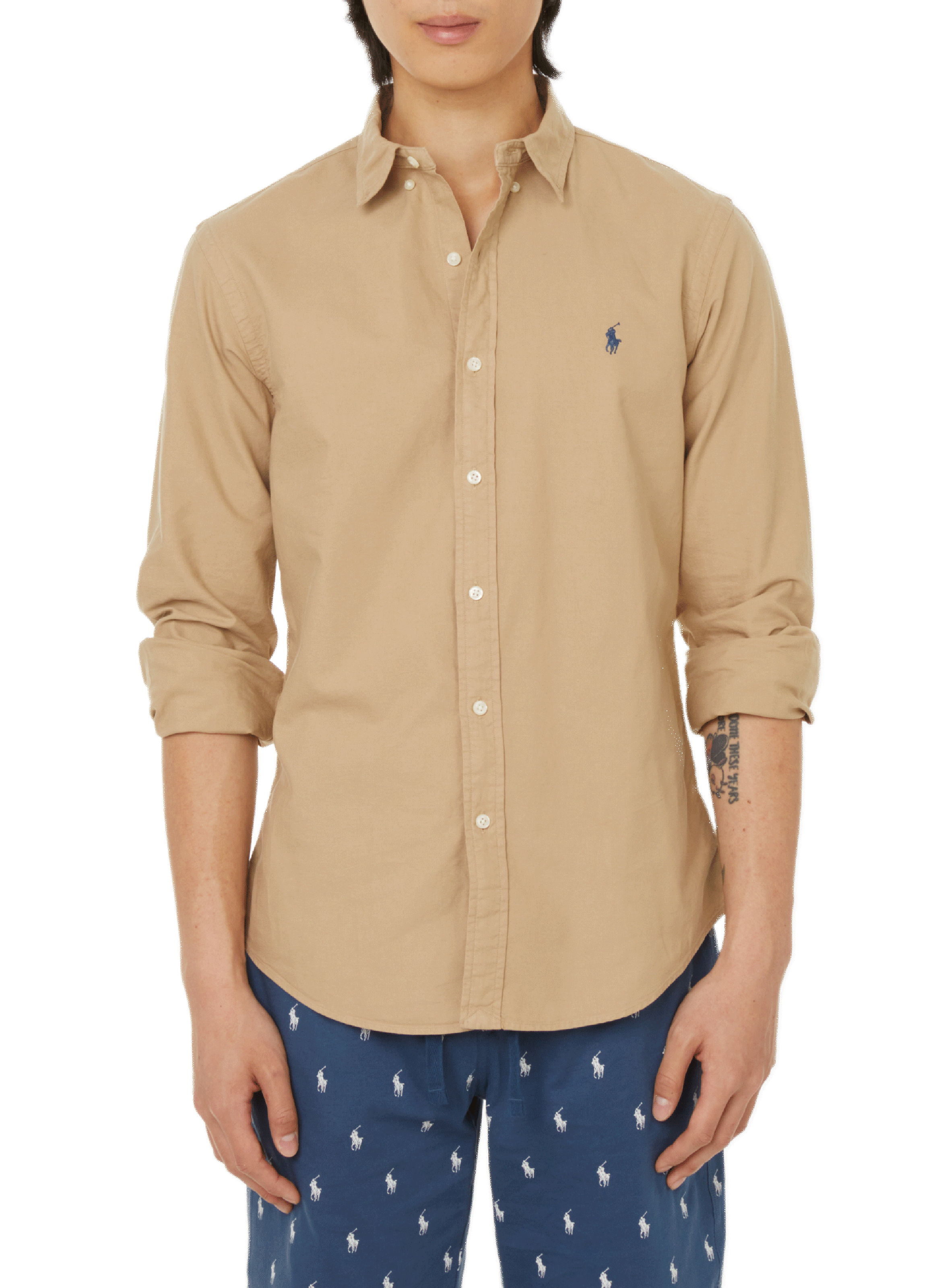 POLO RALPH LAUREN Plain shirt Beige