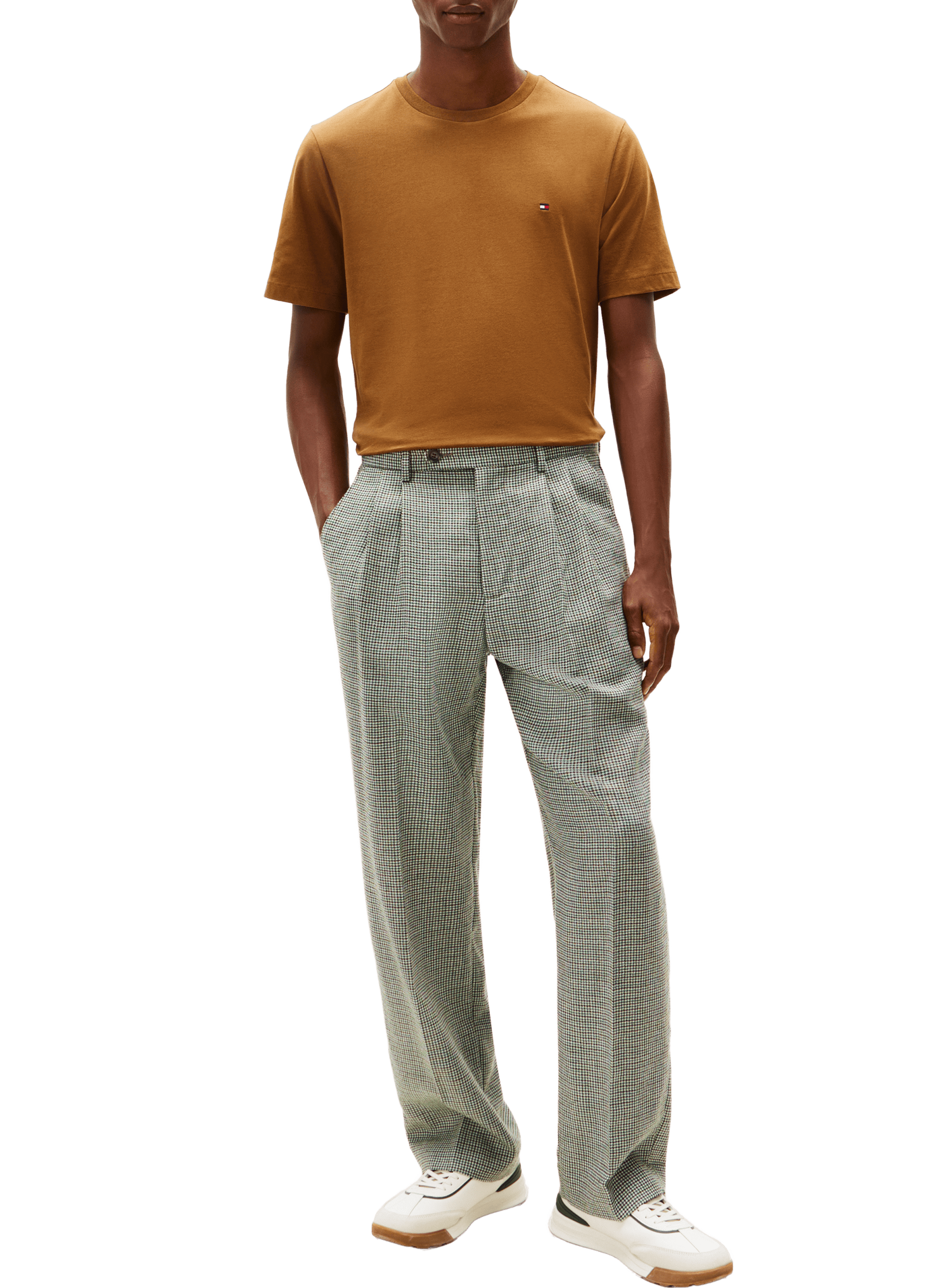 Classic Cotton T-Shirt TOMMY HILFIGER Beige