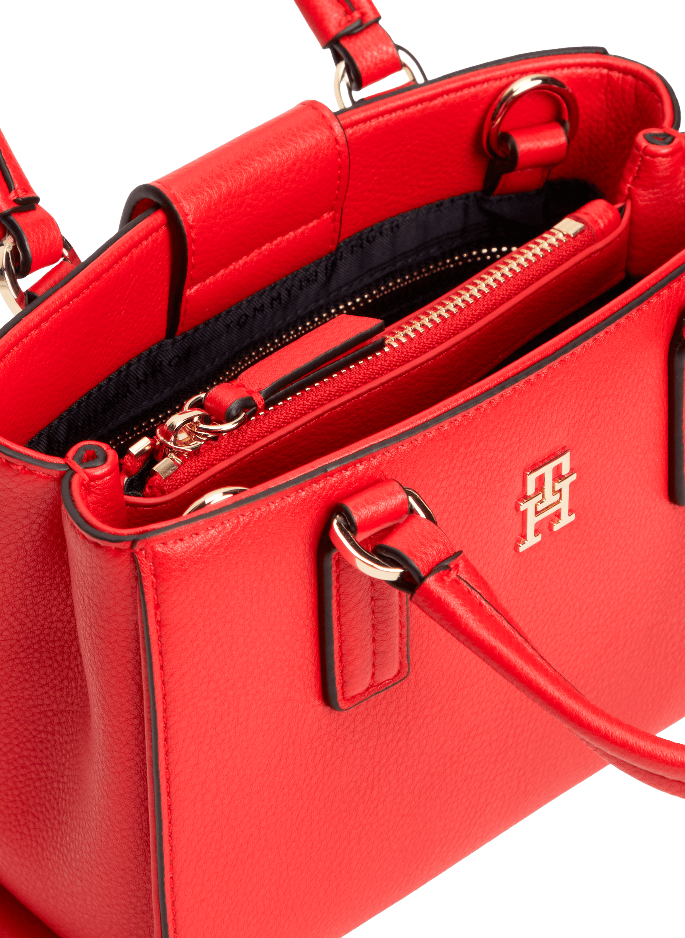Structured Handbag TOMMY HILFIGER Red