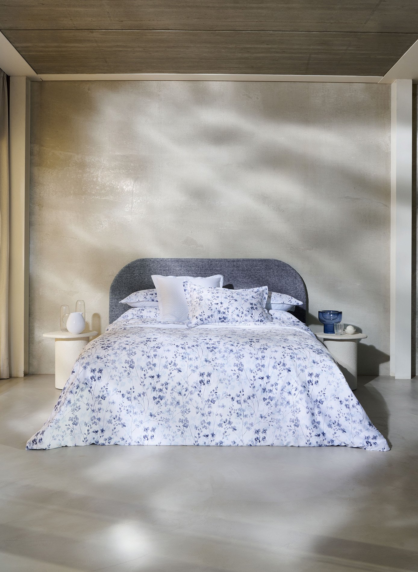 Housse de couette calme ANNE DE SOLENE Bleu