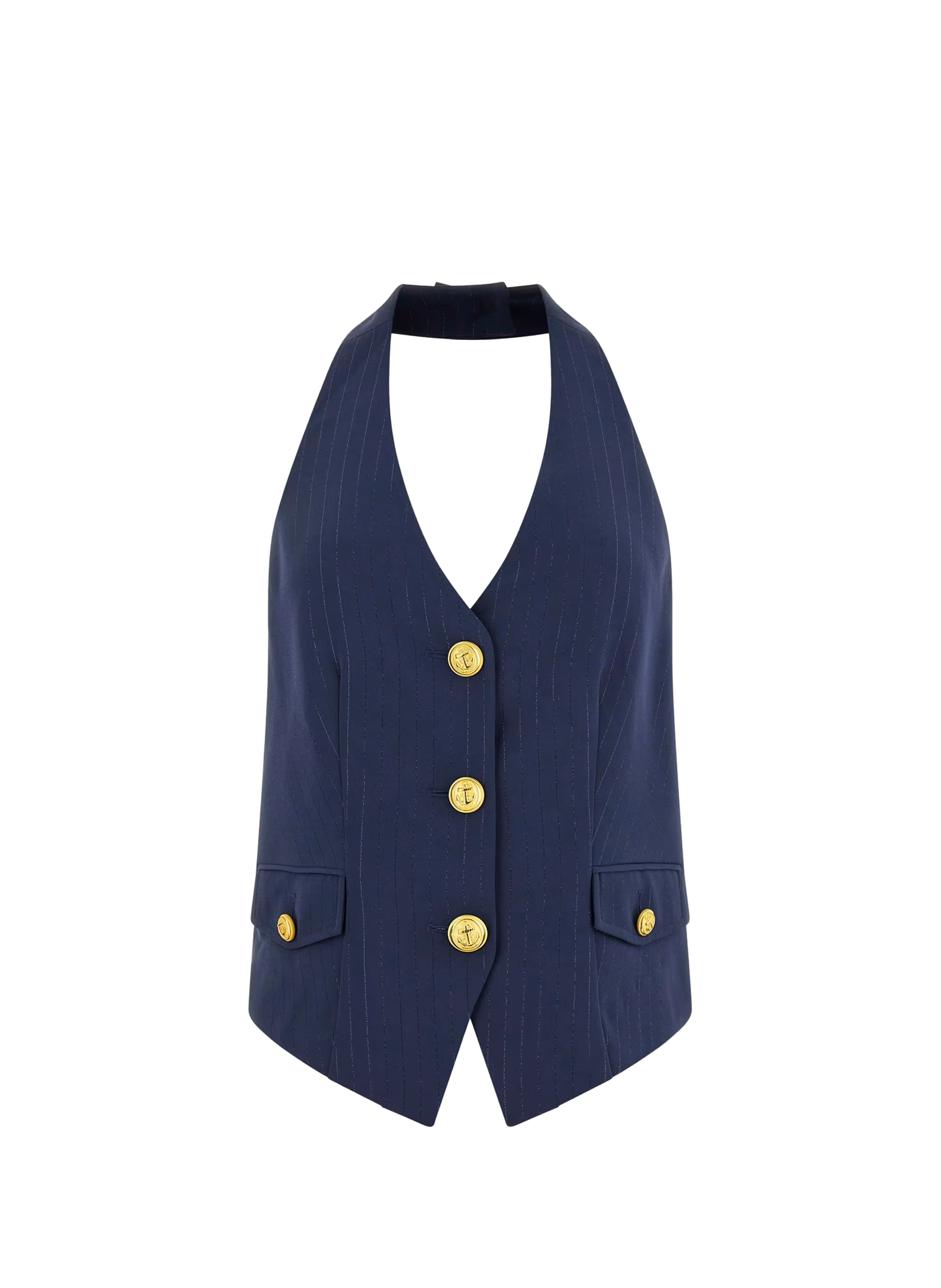 Gilet d'homme dos nu rayé GUESS Multicolore