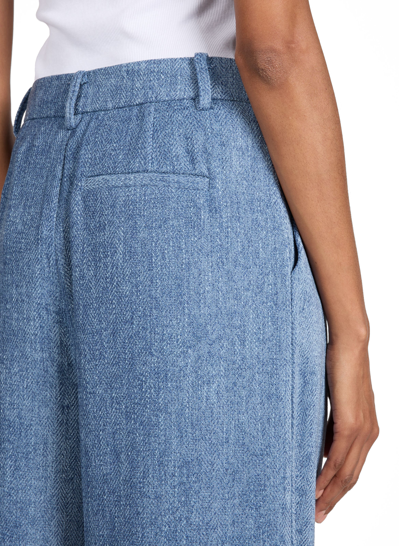 Pantalon large GZvally en denim GESTUZ Bleu