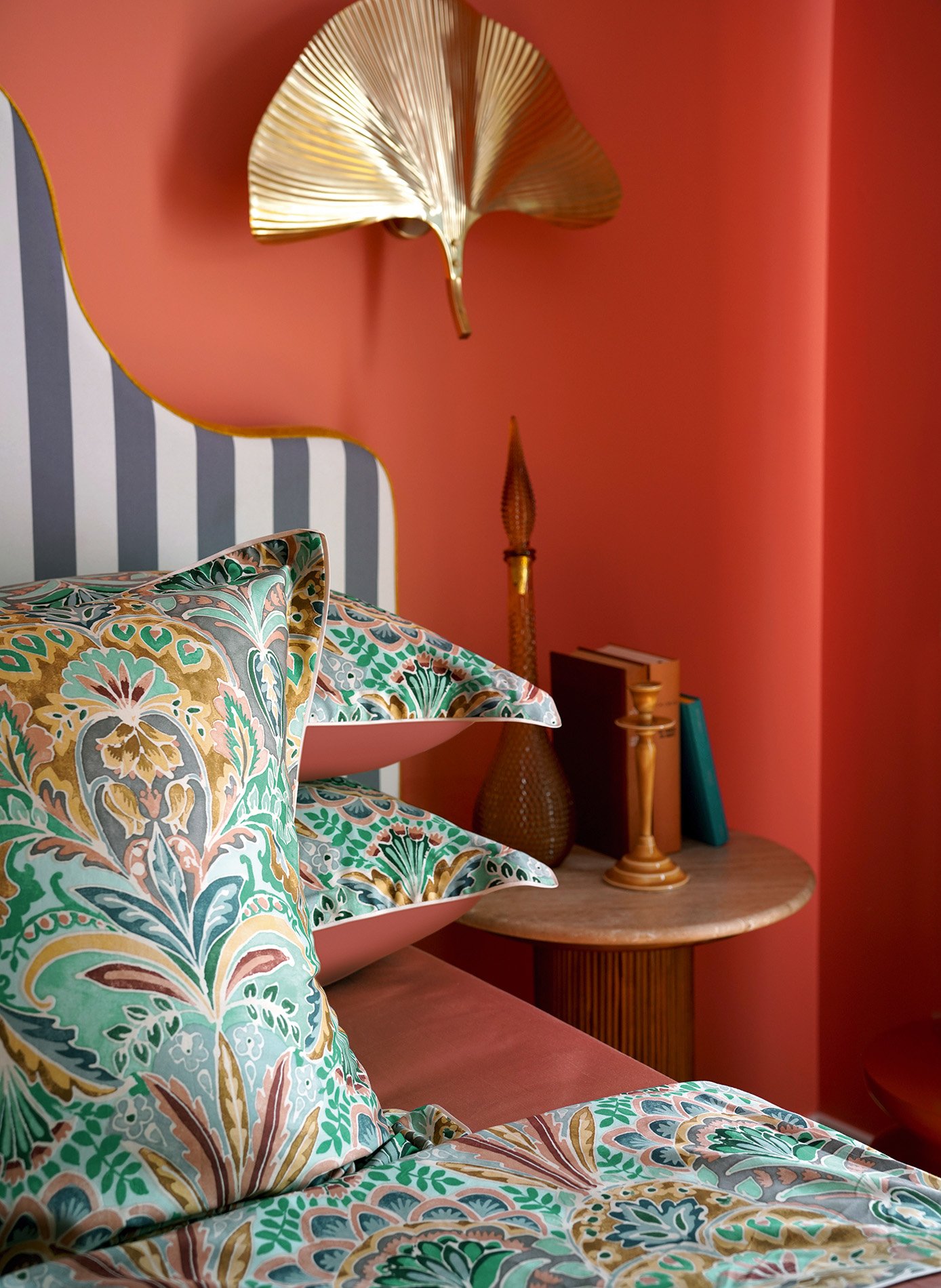 Housse de couette ensoleillé ANNE DE SOLENE Vert